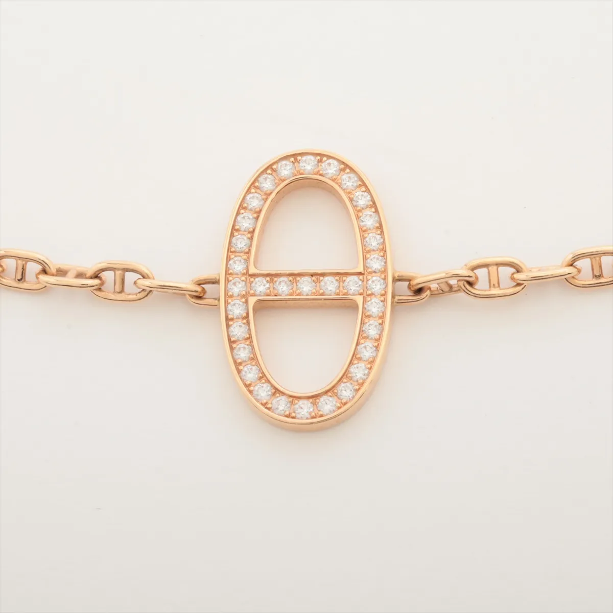 Chaine d'Ancre Contour Diamond Bracelet 750 (PG) 5.4g ST 25V051442 — view 2