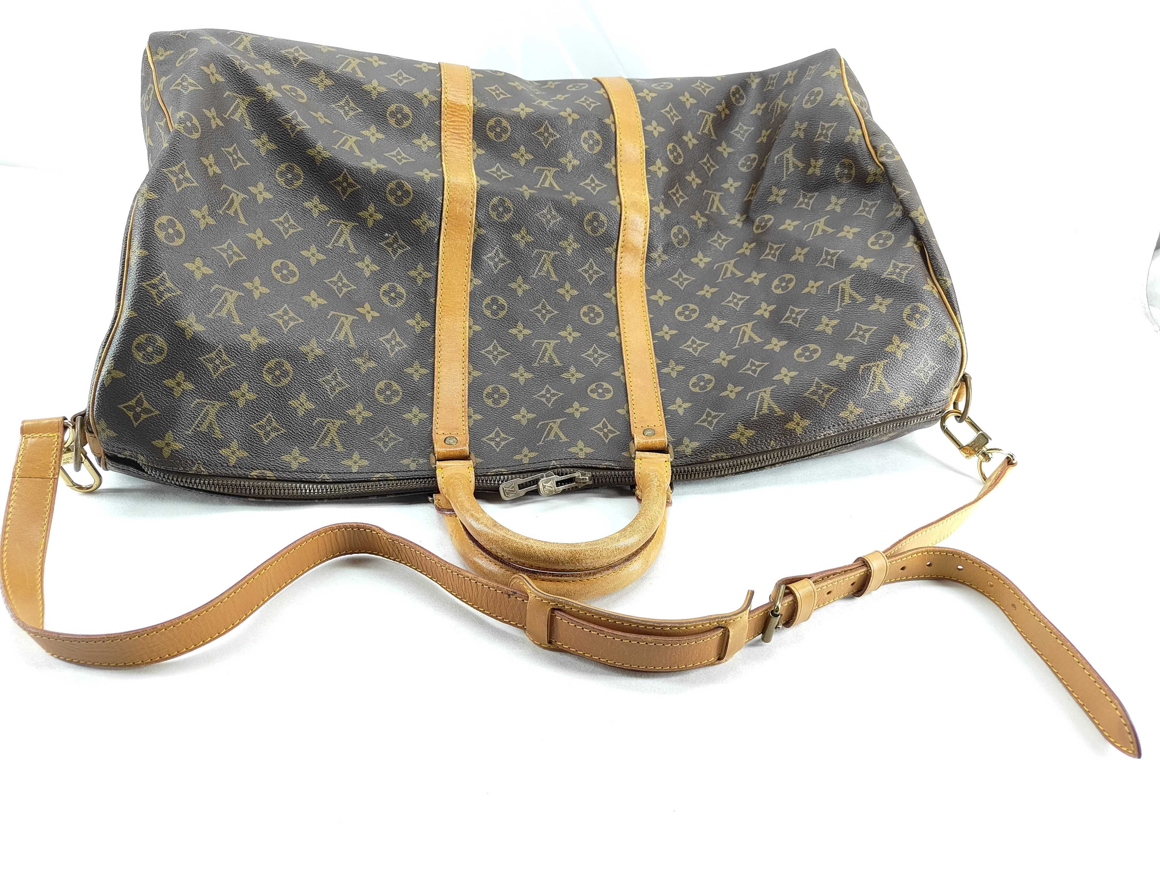 Monogram Keepall Bandoulière 60 Monogram 843 Boston Bag — view 3