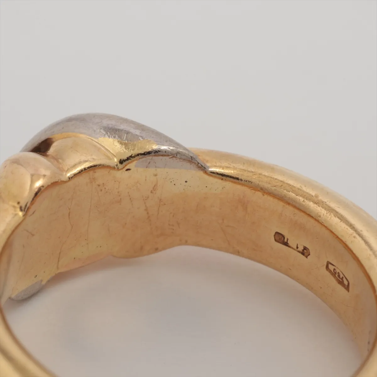 Thread Ring 750 (YG x PG x WG) 10.6g 48 D35804 Hole Engraving Faint Marks — view 5