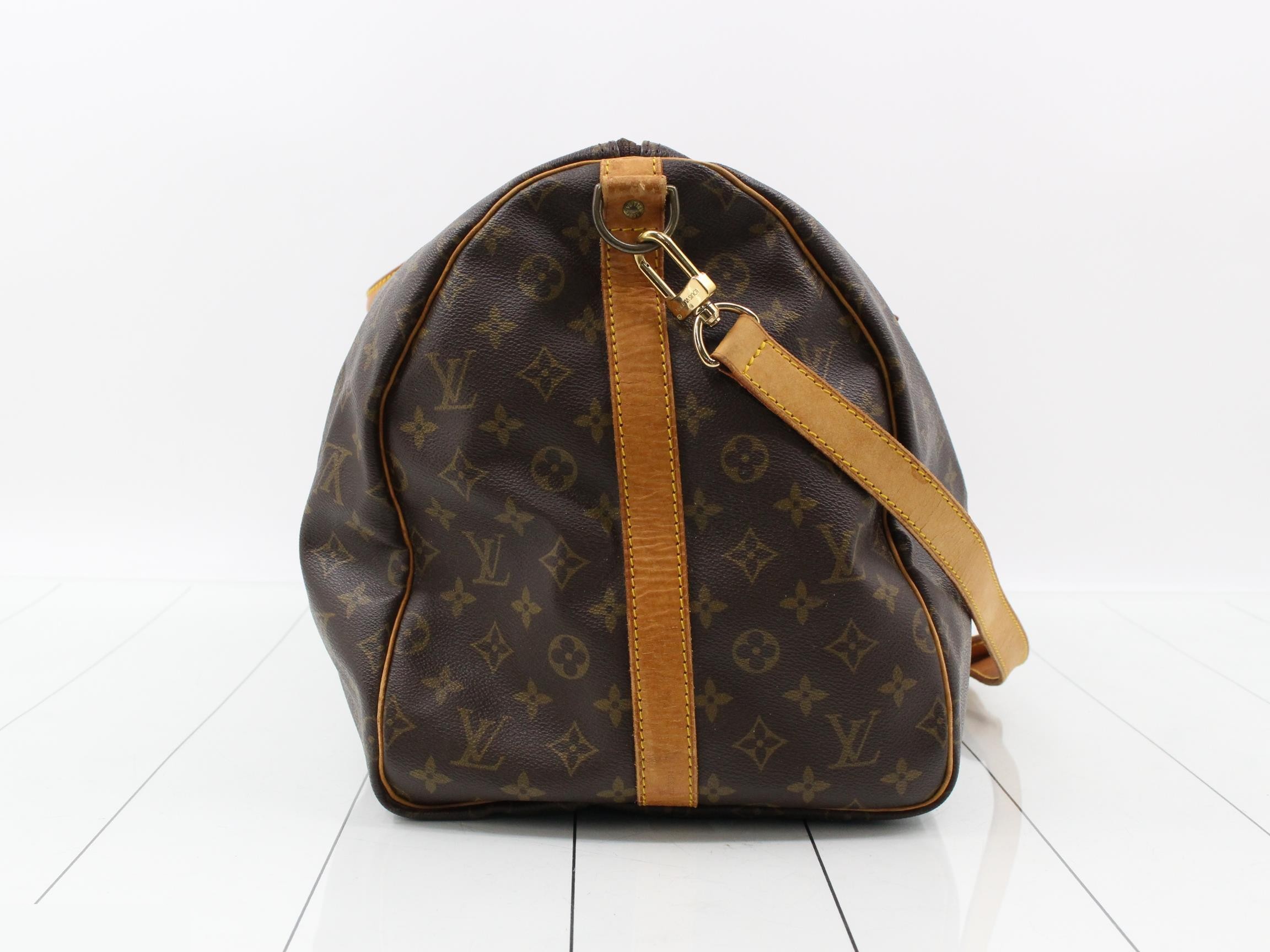 LV Monogram Boston Bag Keepall Bandoulière — view 4