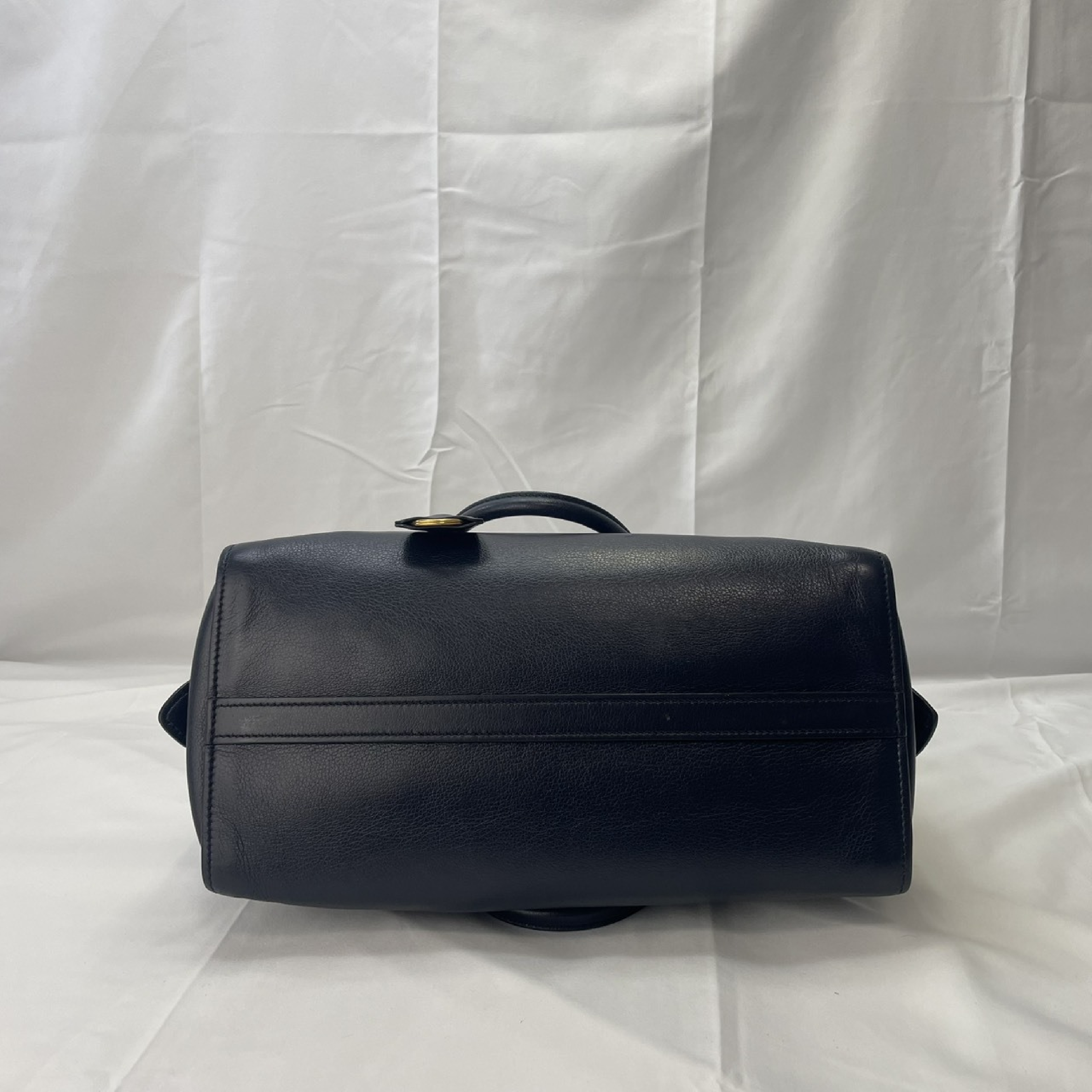 2-way handbag, navy, 1BA164 GLACE CALF stamp, riri shoulder bag — view 5