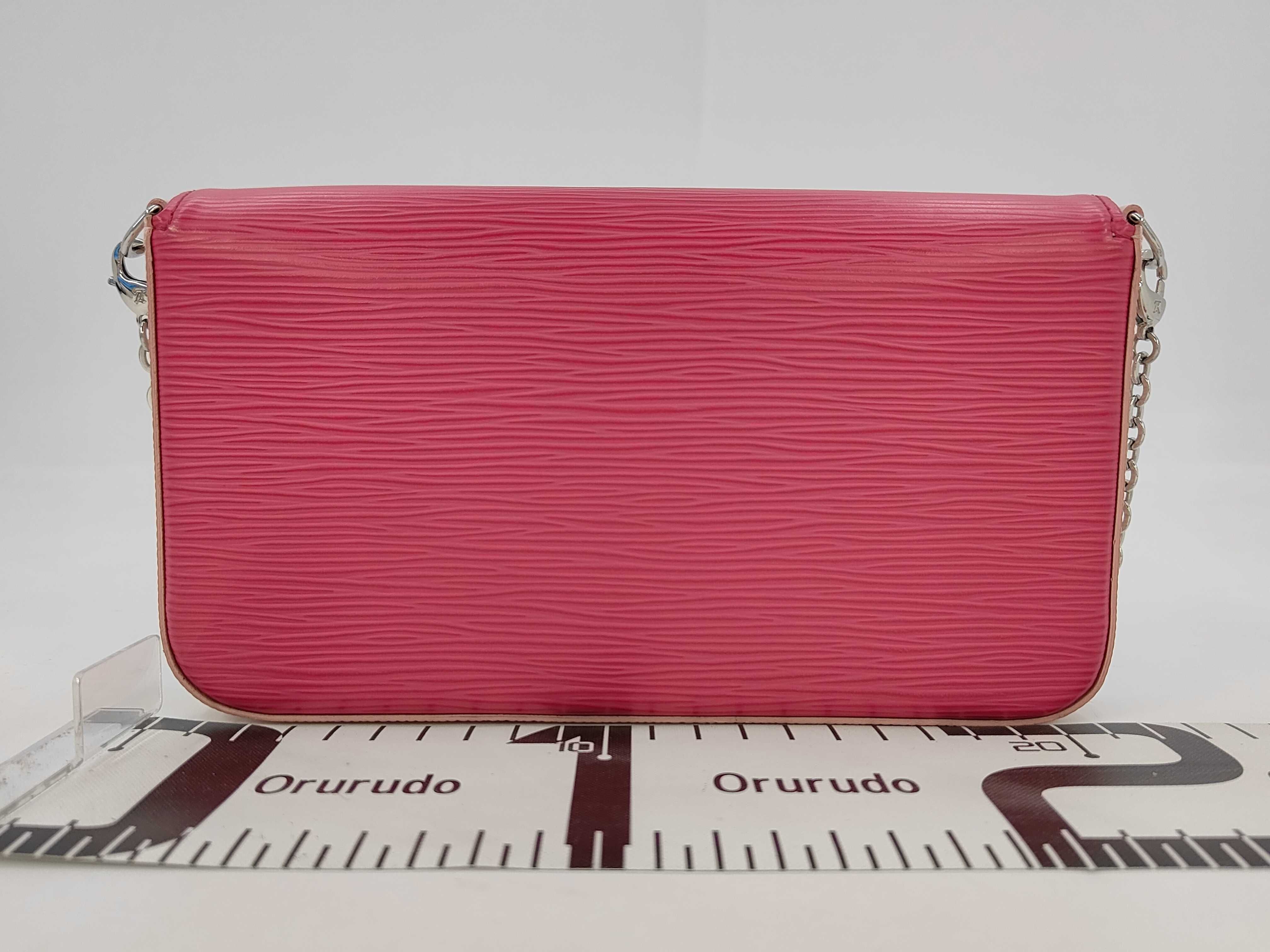 Epi Leather Pochette Felicie Tricolor M61754 Shoulder Bag — view 2