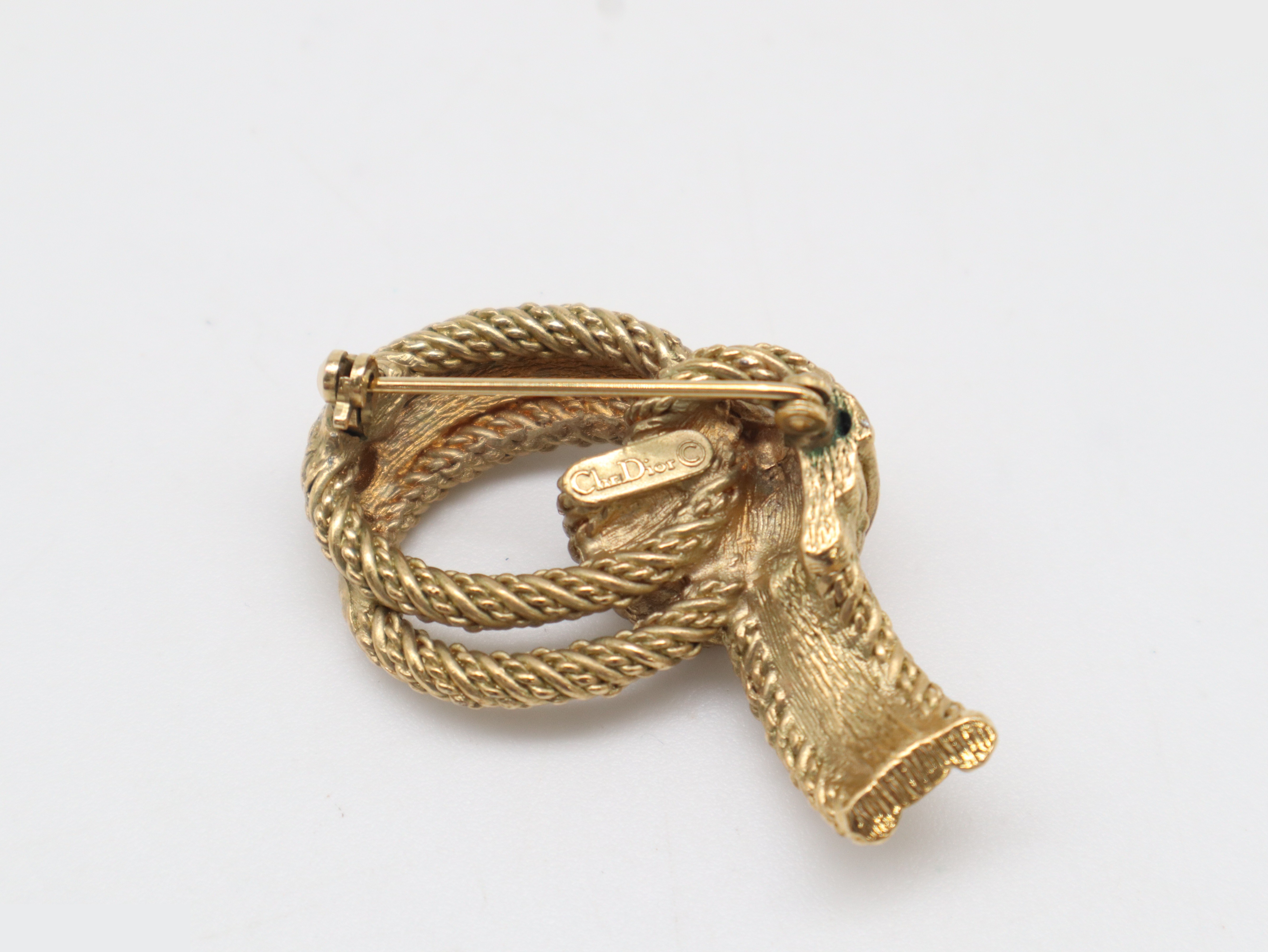 Rhinestone GP brooch — view 2