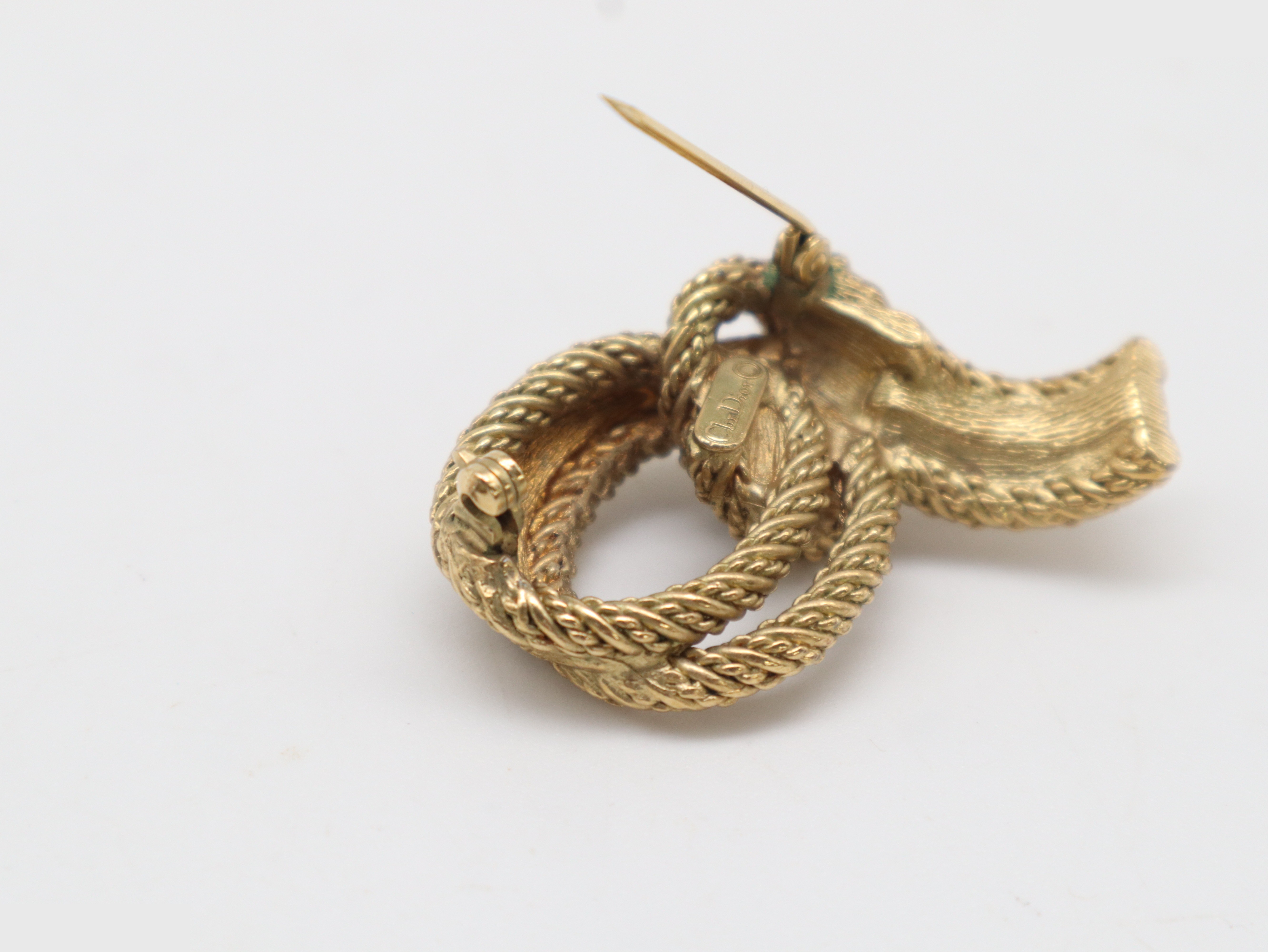 Rhinestone GP brooch — view 3
