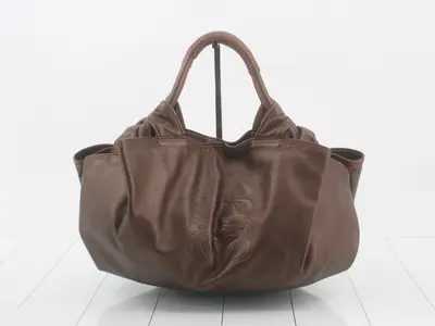 Nappa Aire Anagram Leather Handbag