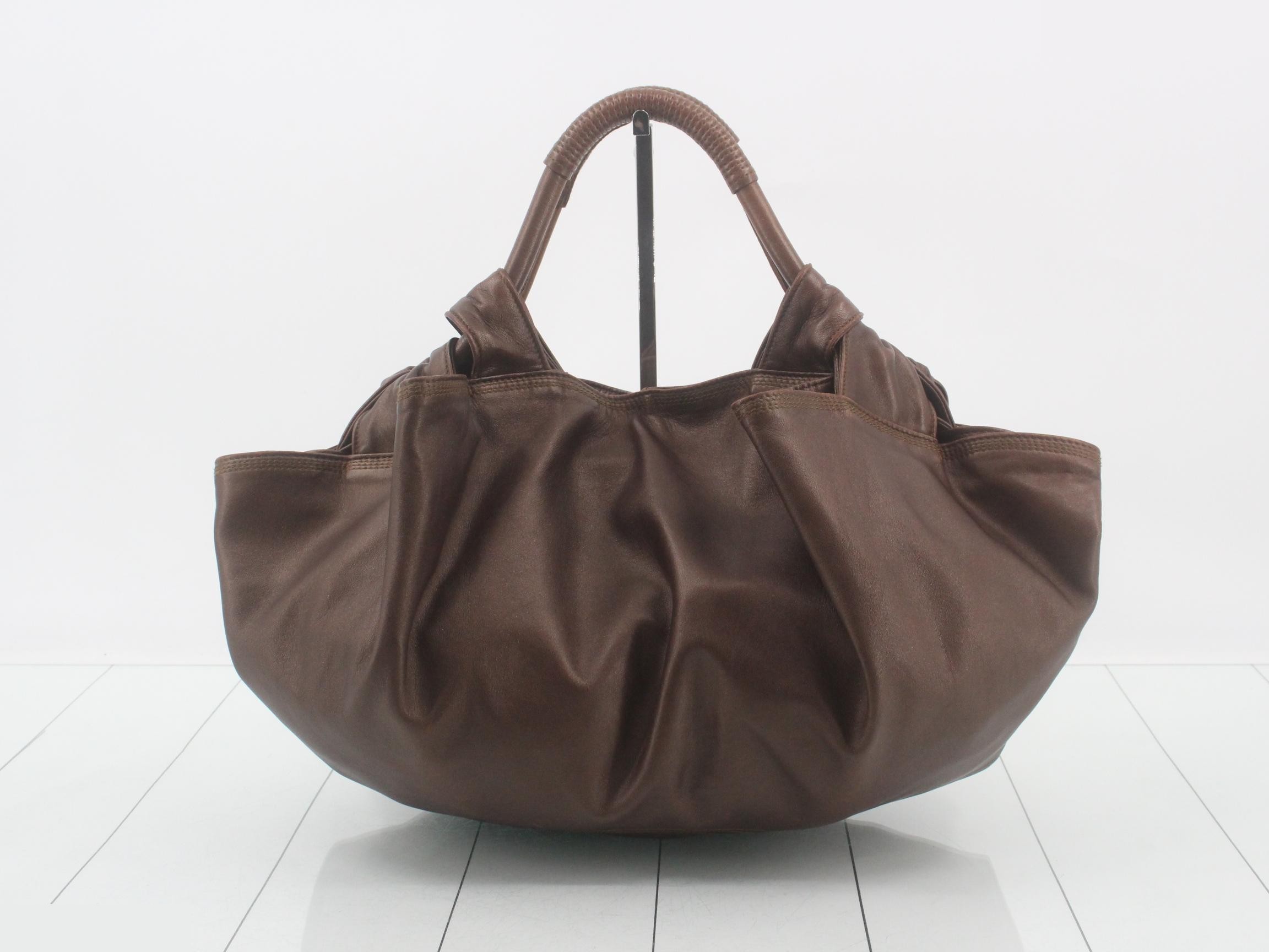 Nappa Aire Anagram Leather Handbag — view 2