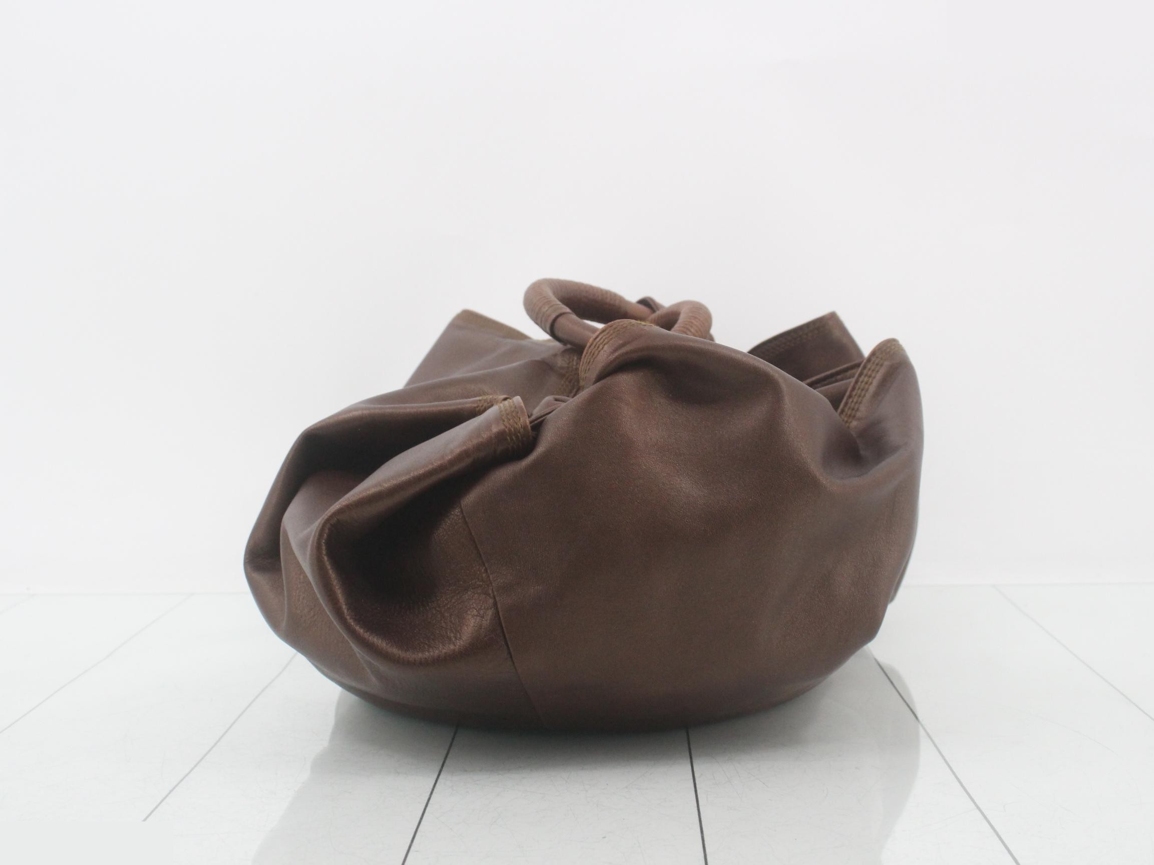 Nappa Aire Anagram Leather Handbag — view 3