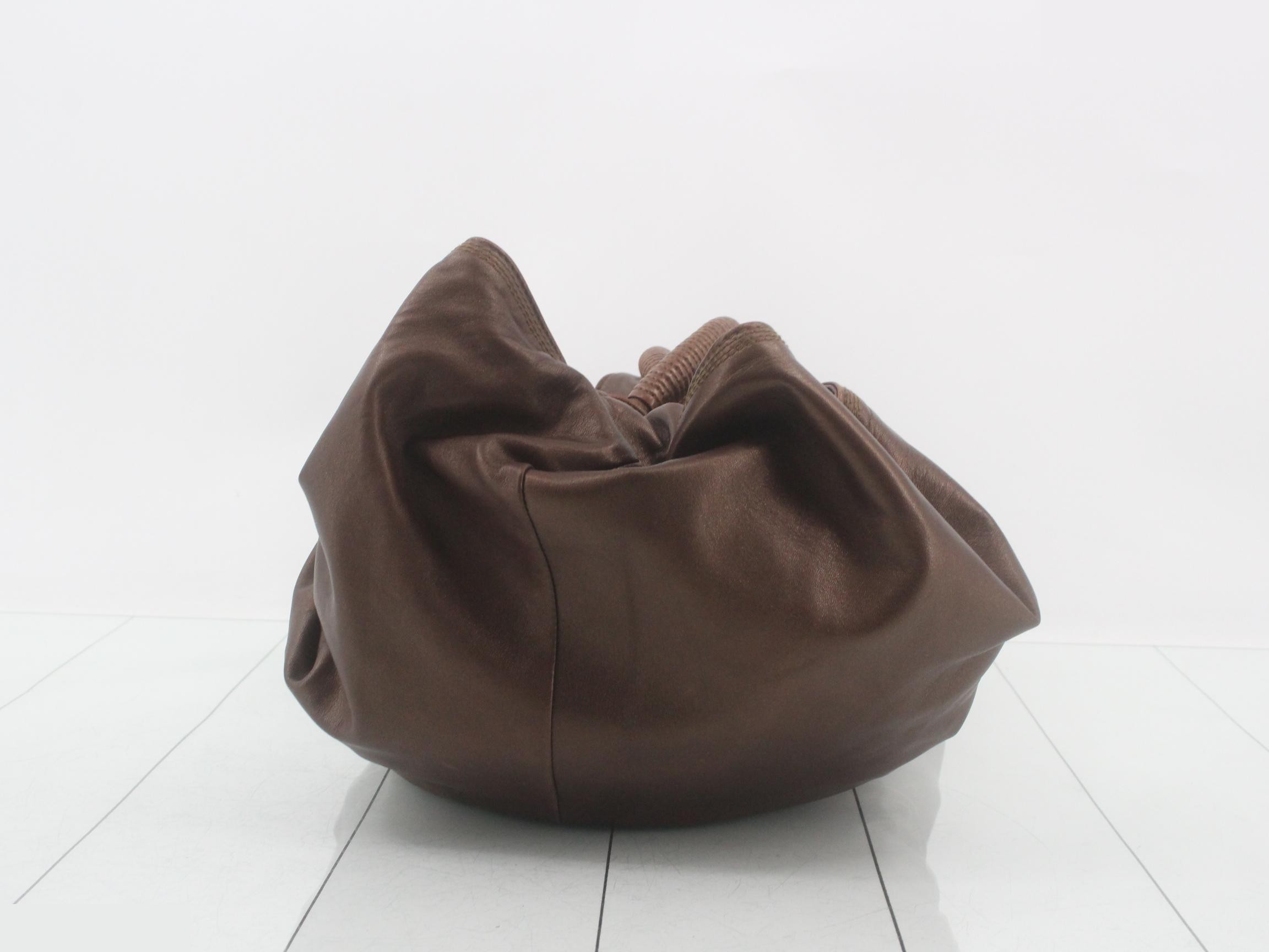 Nappa Aire Anagram Leather Handbag — view 4