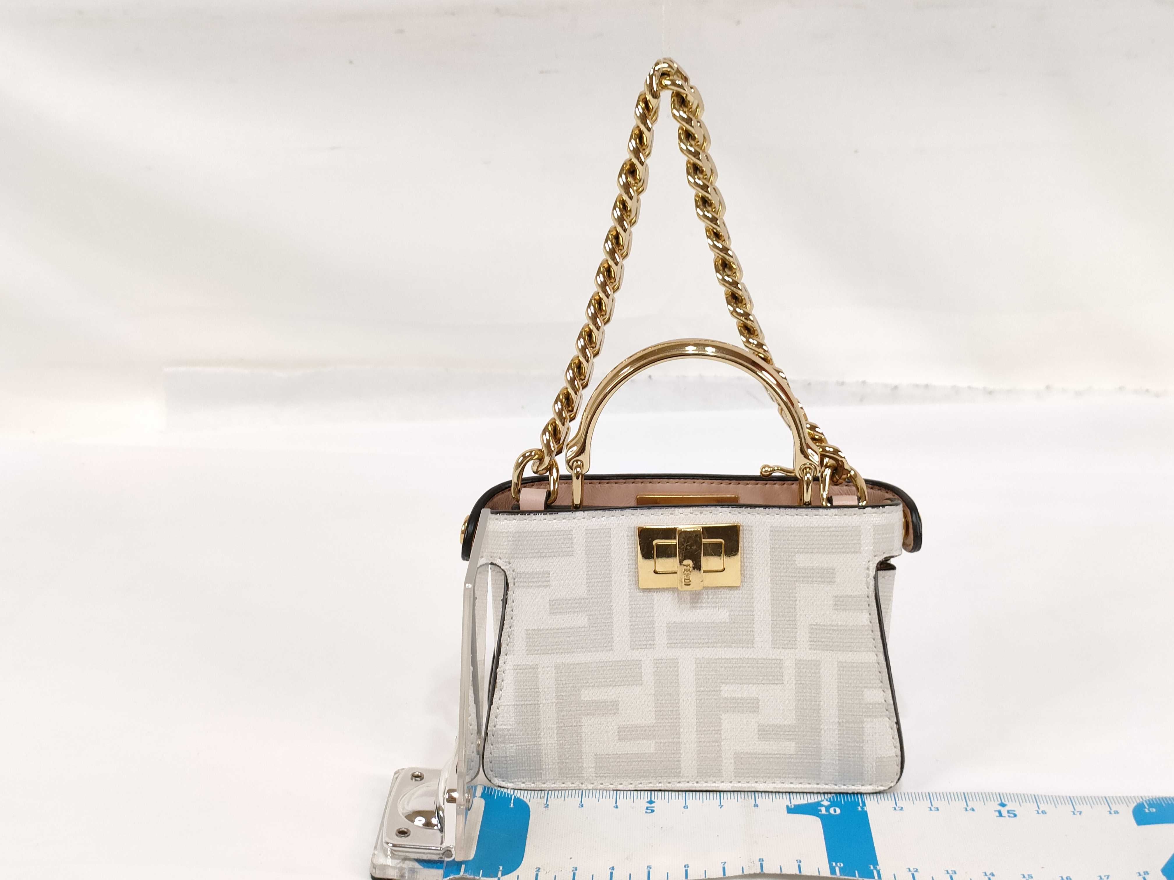 Zucca pattern Fendi handbag pouch — view 2