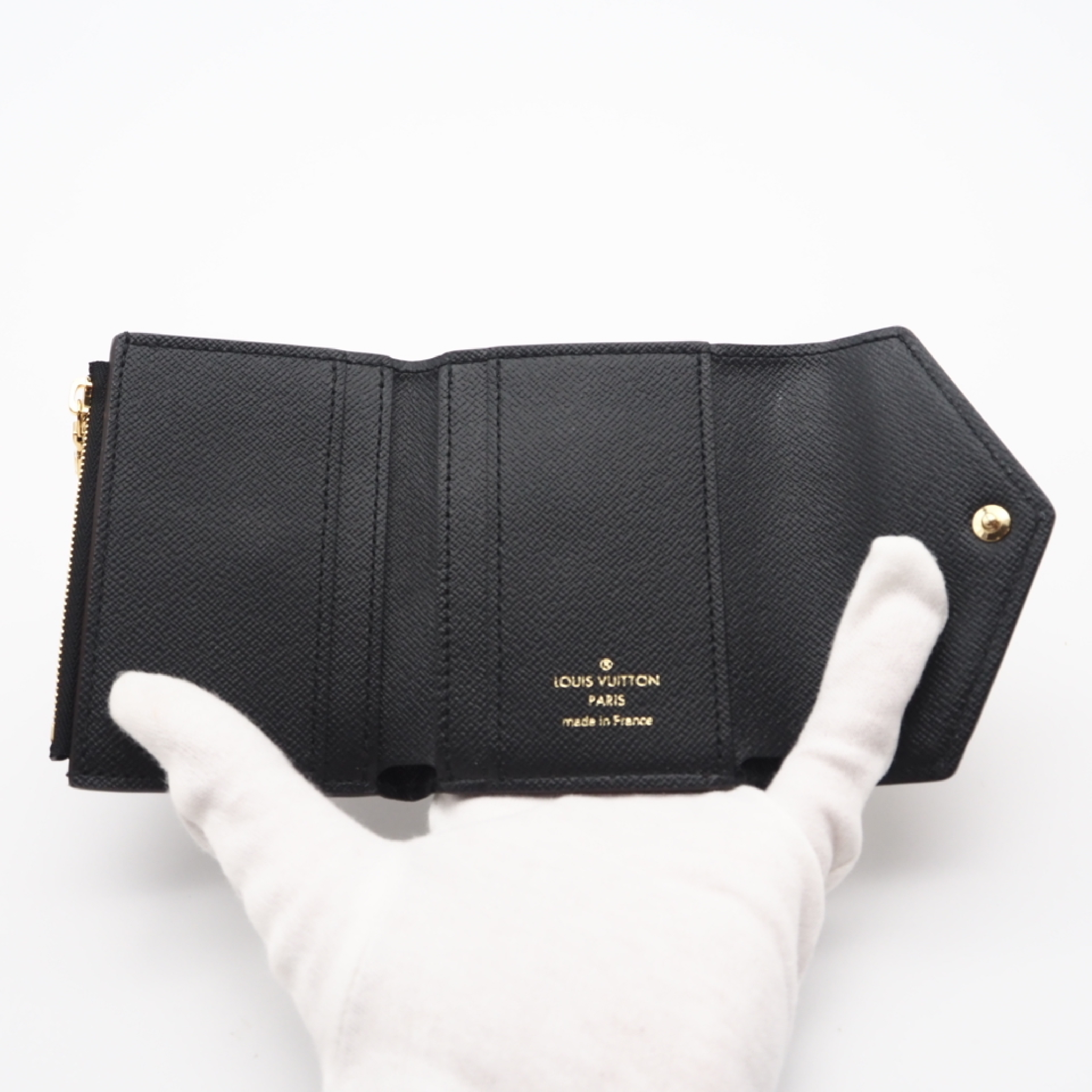 M80725 Reverse Portefeuille Zoé Wallet with Dust Bag and Box — view 8