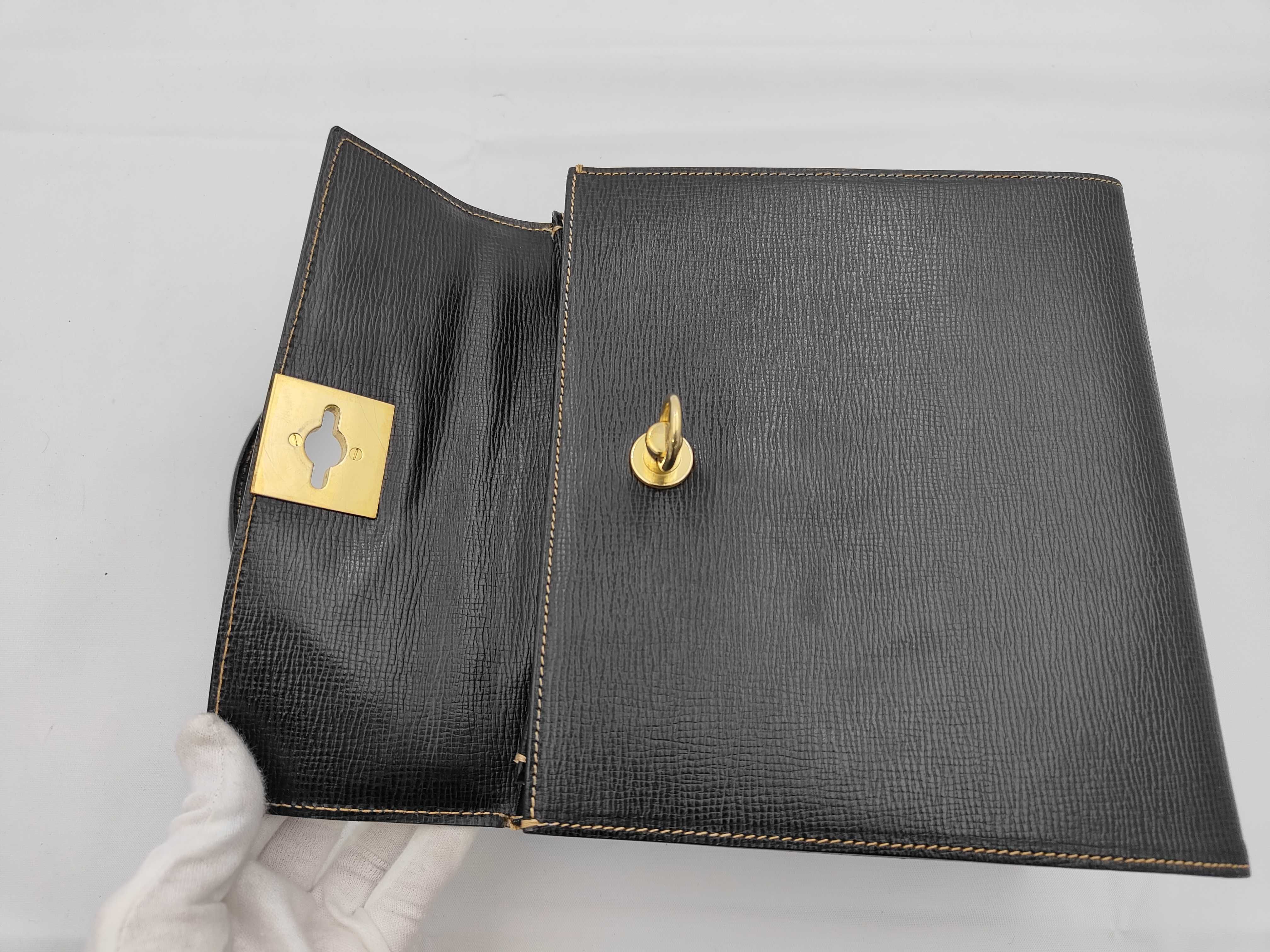 2-way Leather Black Handbag — view 12