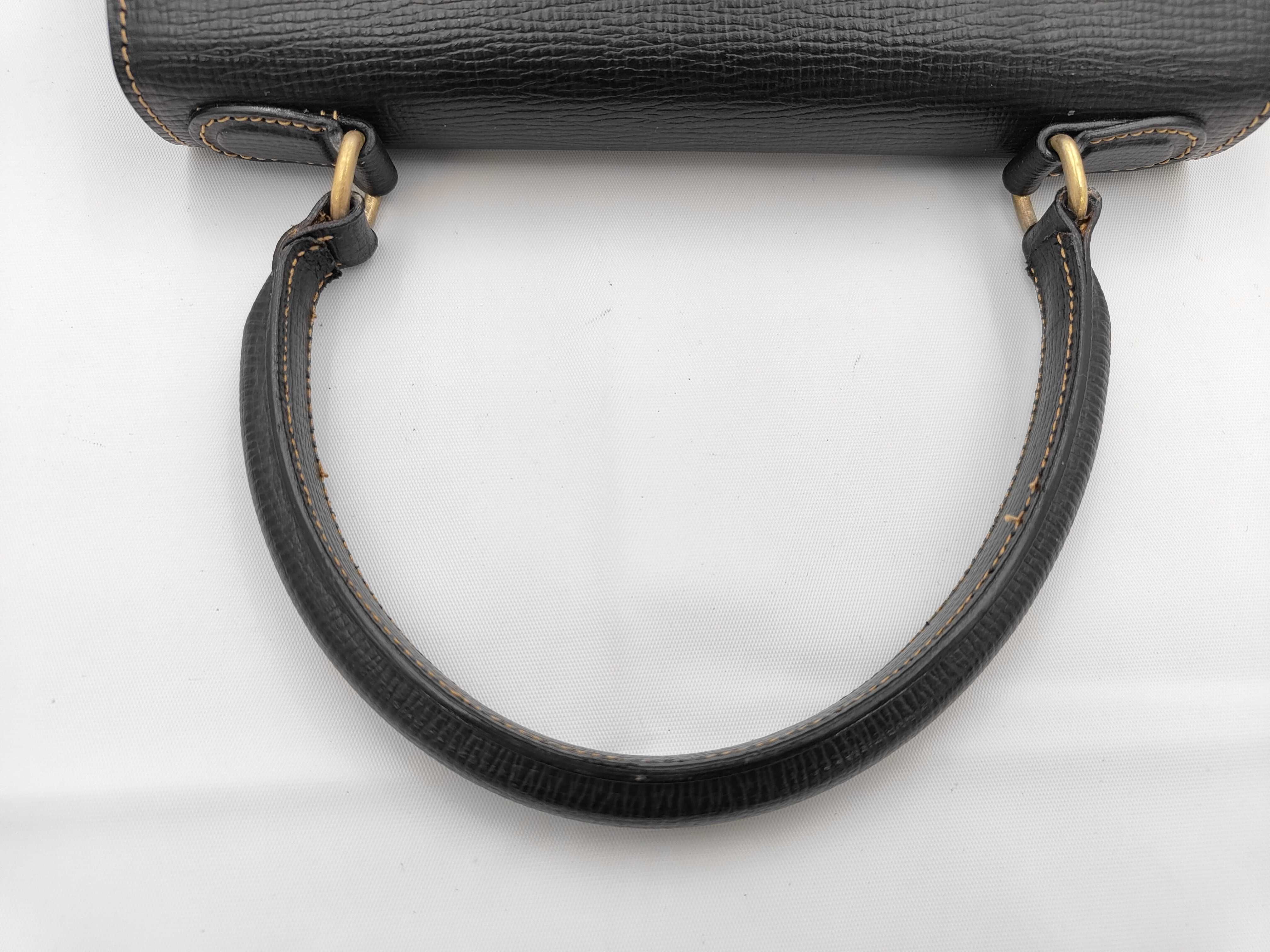 2-way Leather Black Handbag — view 3