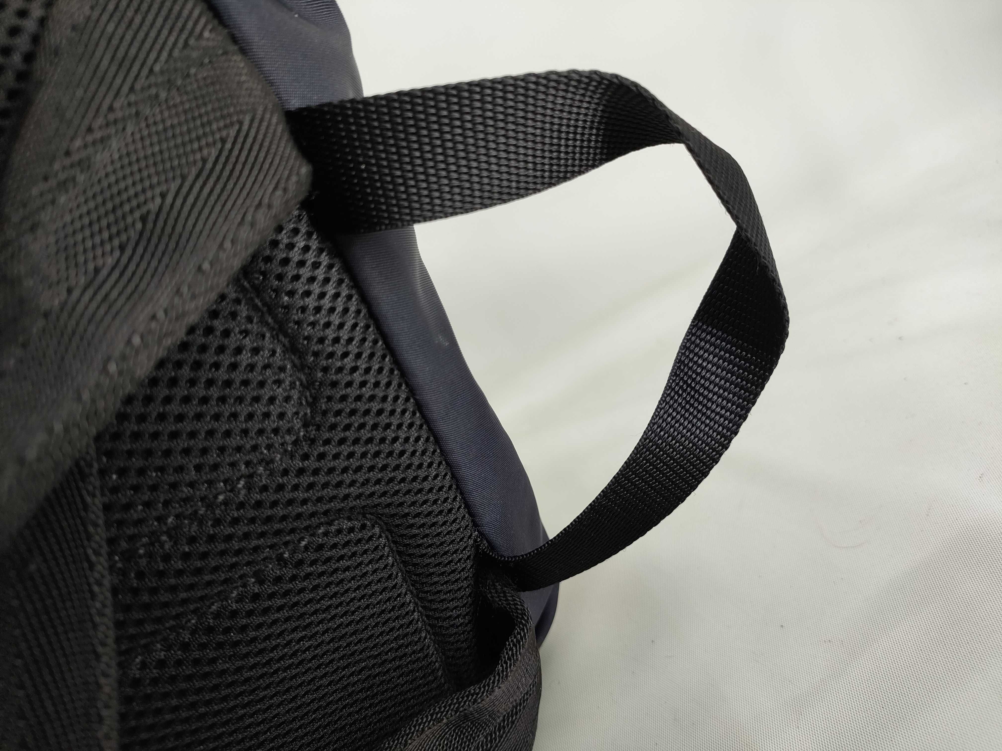 Nylon Saffiano Leather Nylon Backpack Rucksack — view 8