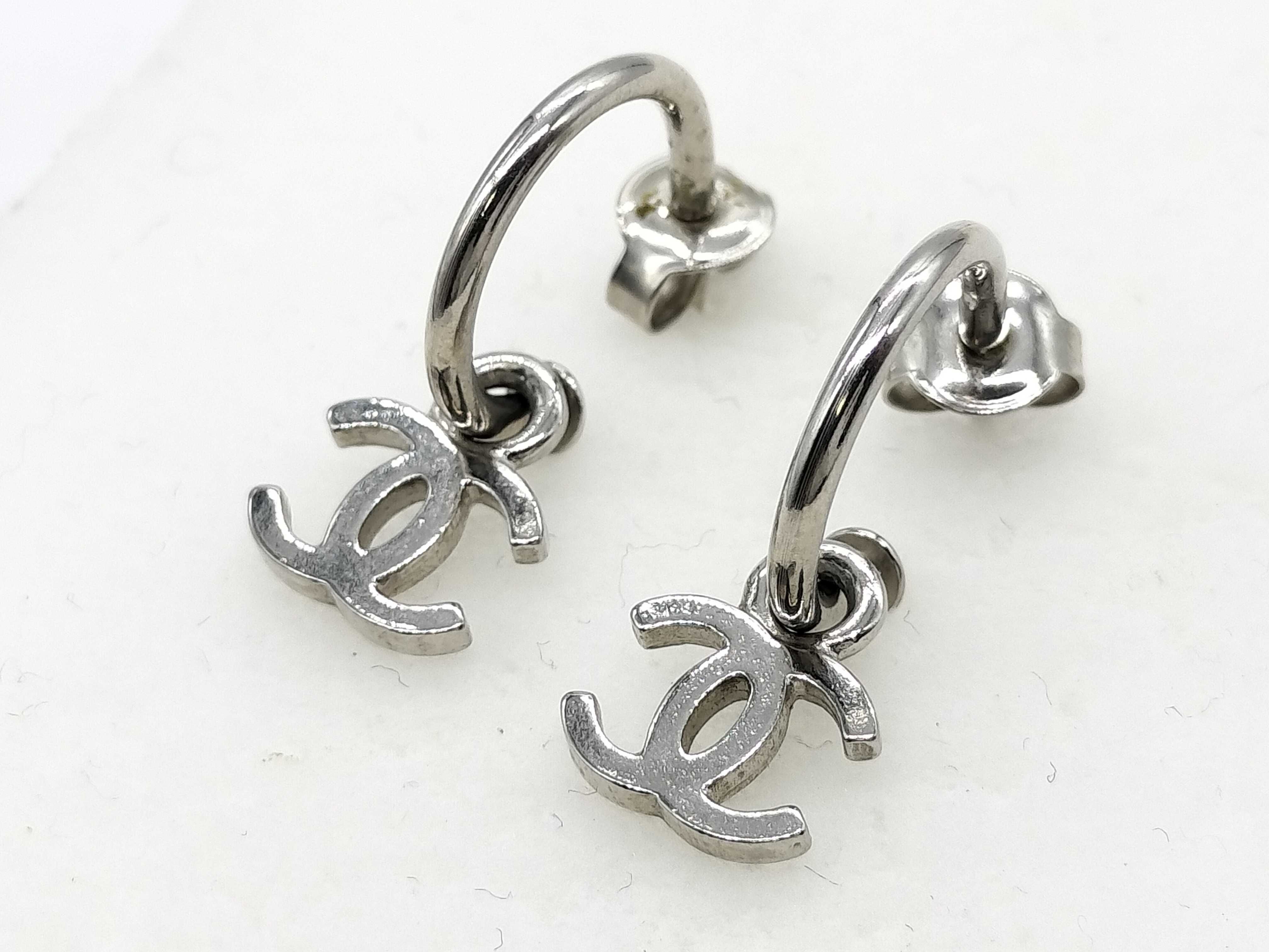 Coco Mark Hoop Earrings — view 2
