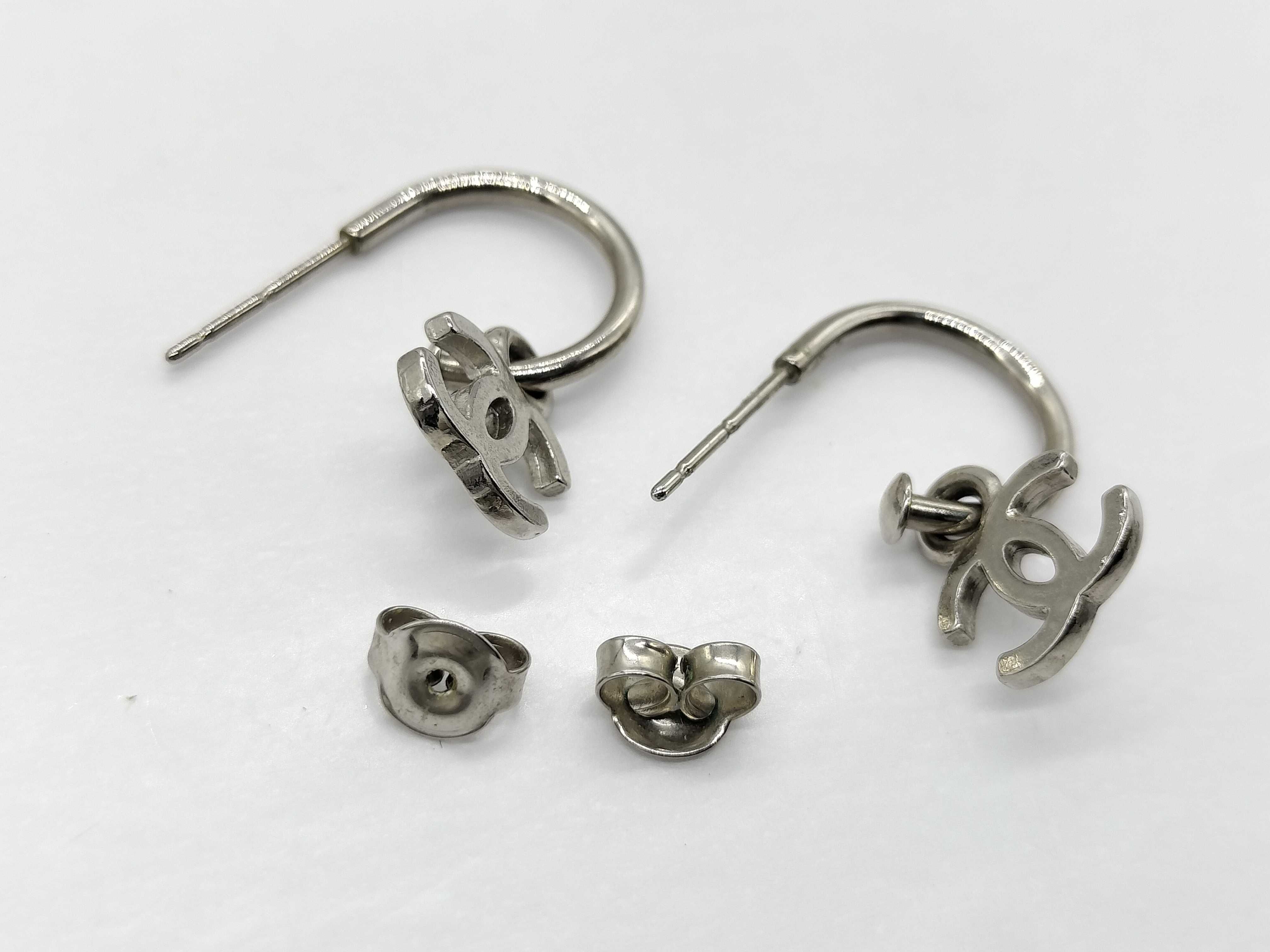 Coco Mark Hoop Earrings — view 4