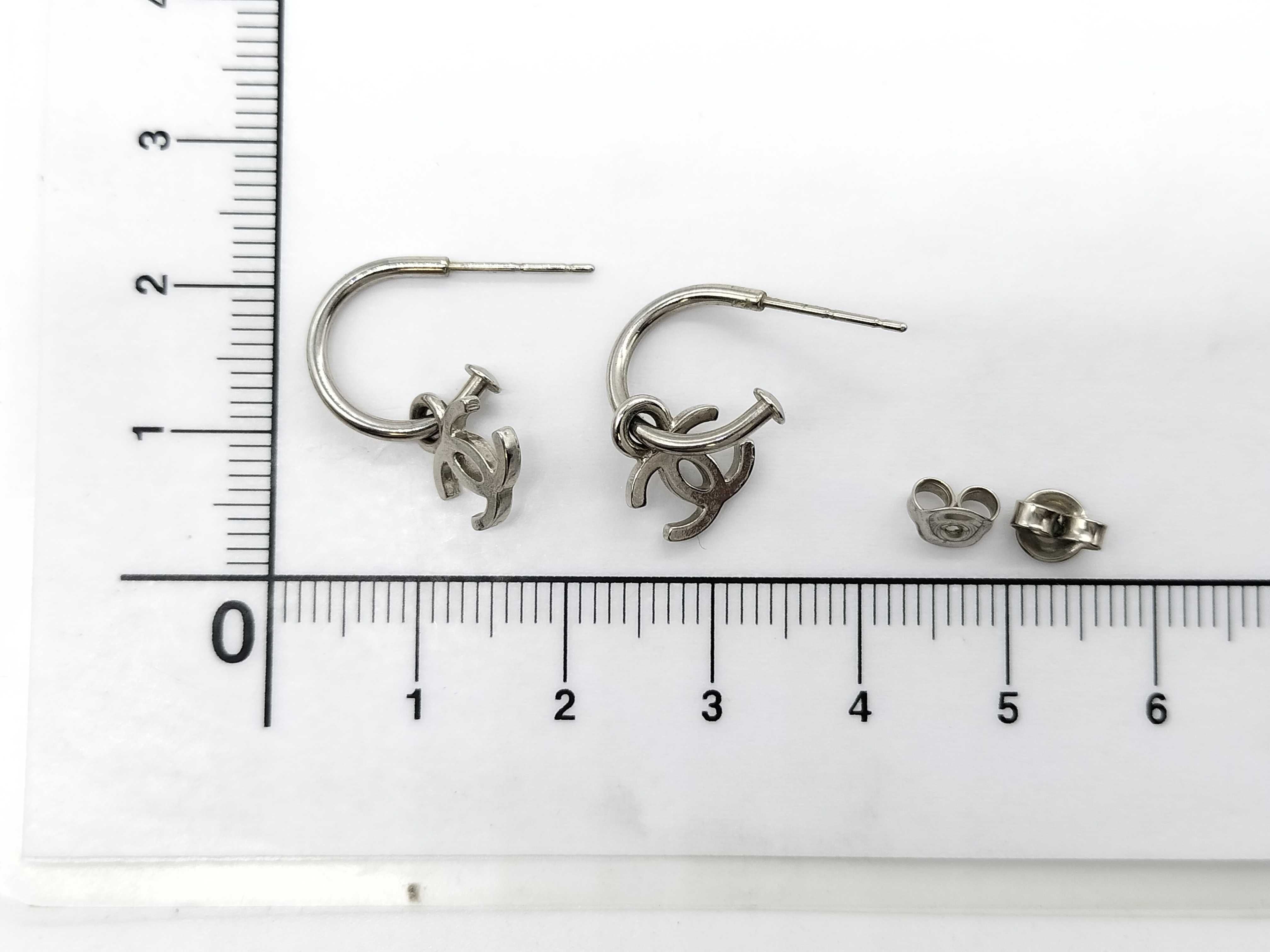 Coco Mark Hoop Earrings — view 7