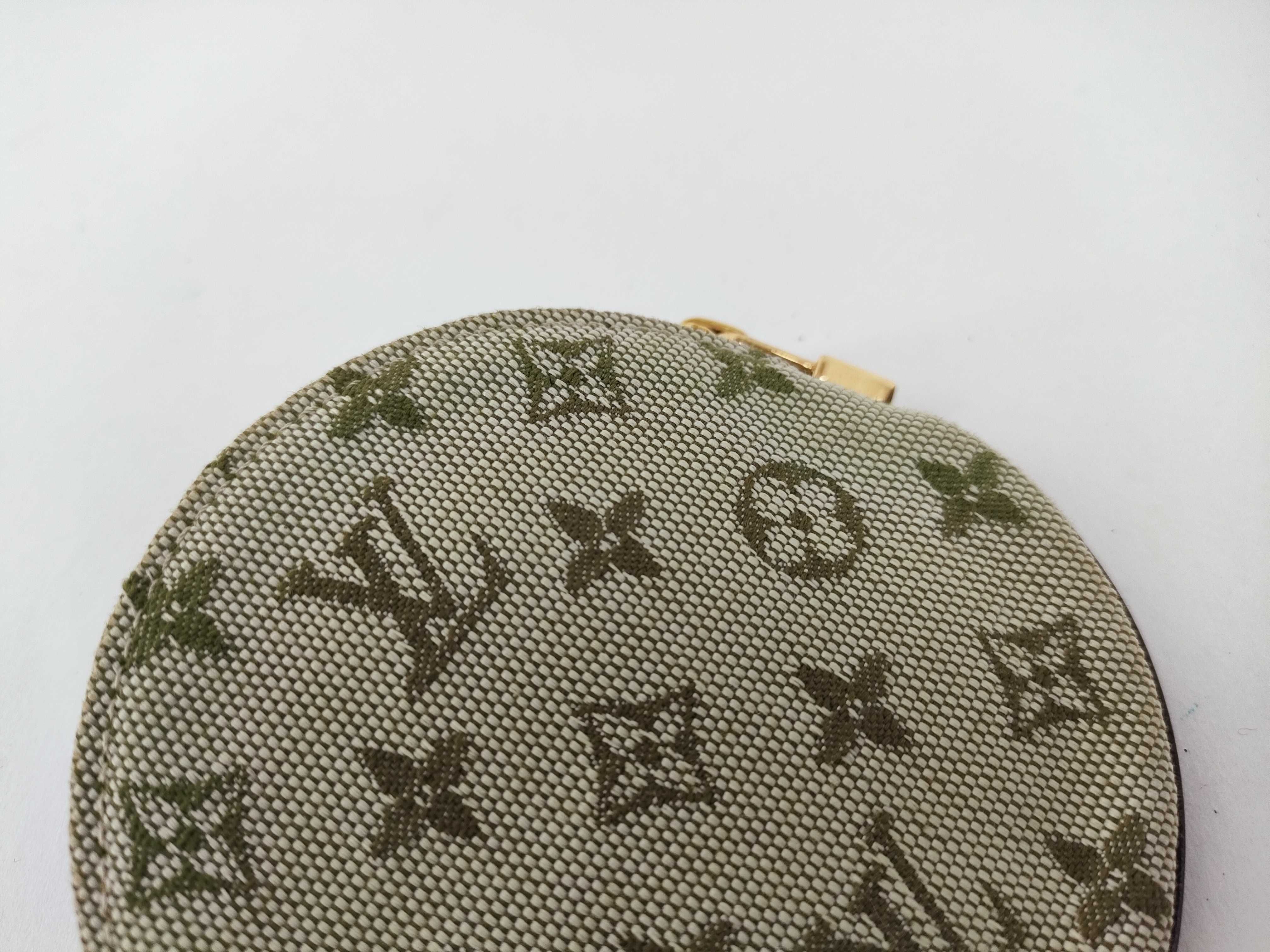 Monogram LV Monogram Mini Portemonnaie Rond Coin Case Green Coin Case — view 11