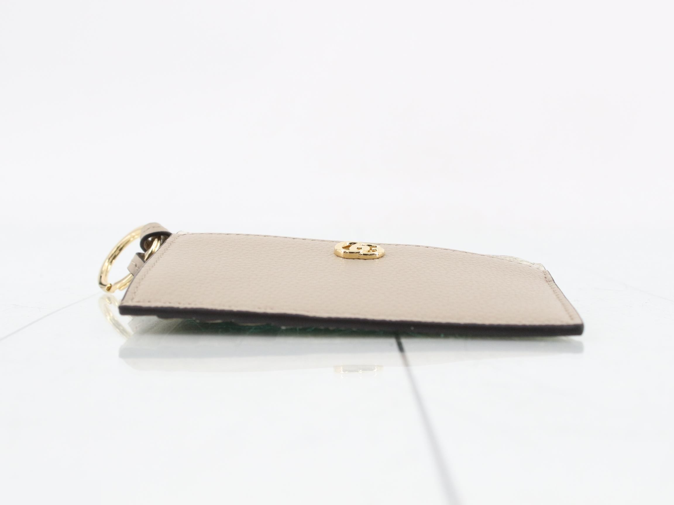GG Canvas Double G Bi-color Coin Case — view 3