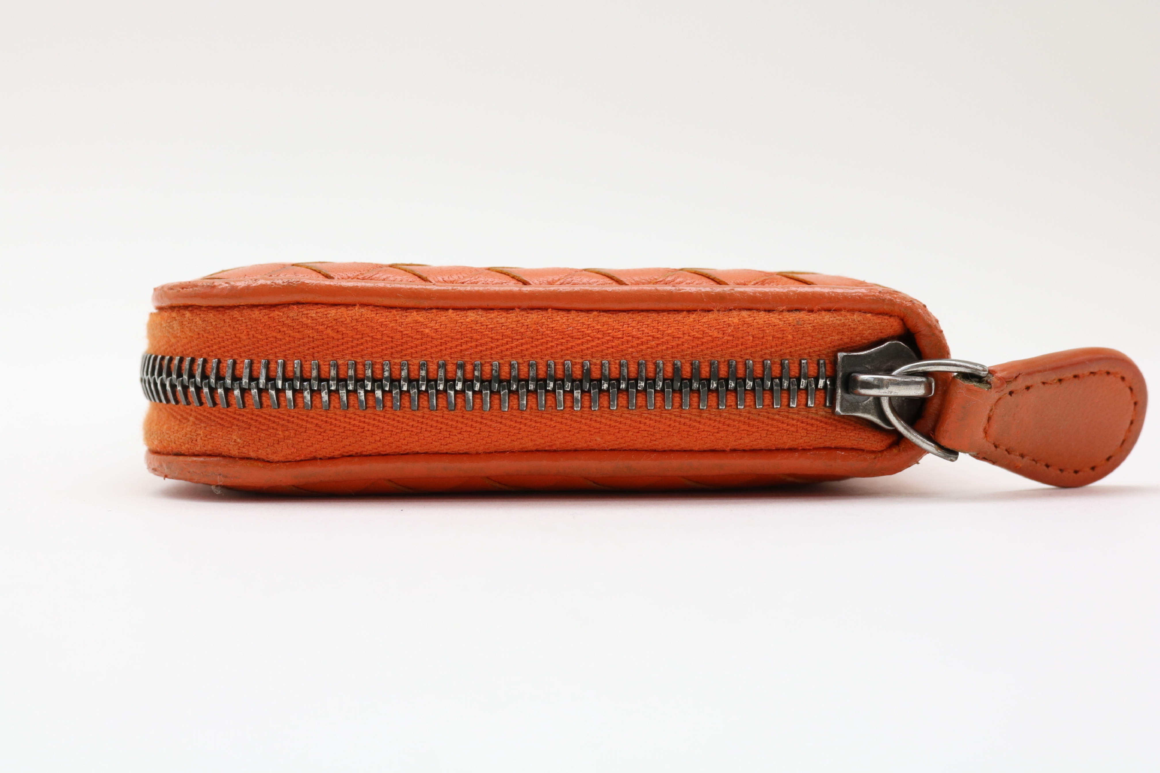 Intrecciato Round Zip Wallet — view 3