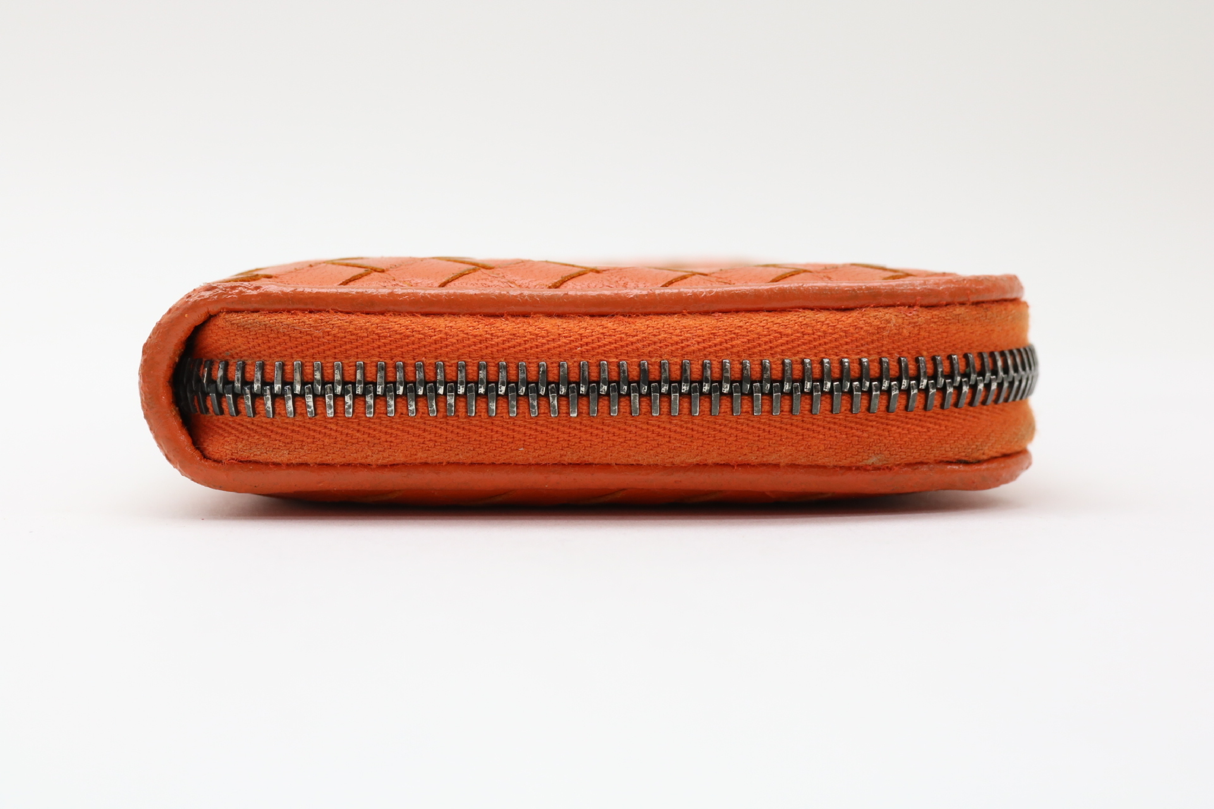 Intrecciato Round Zip Wallet — view 4