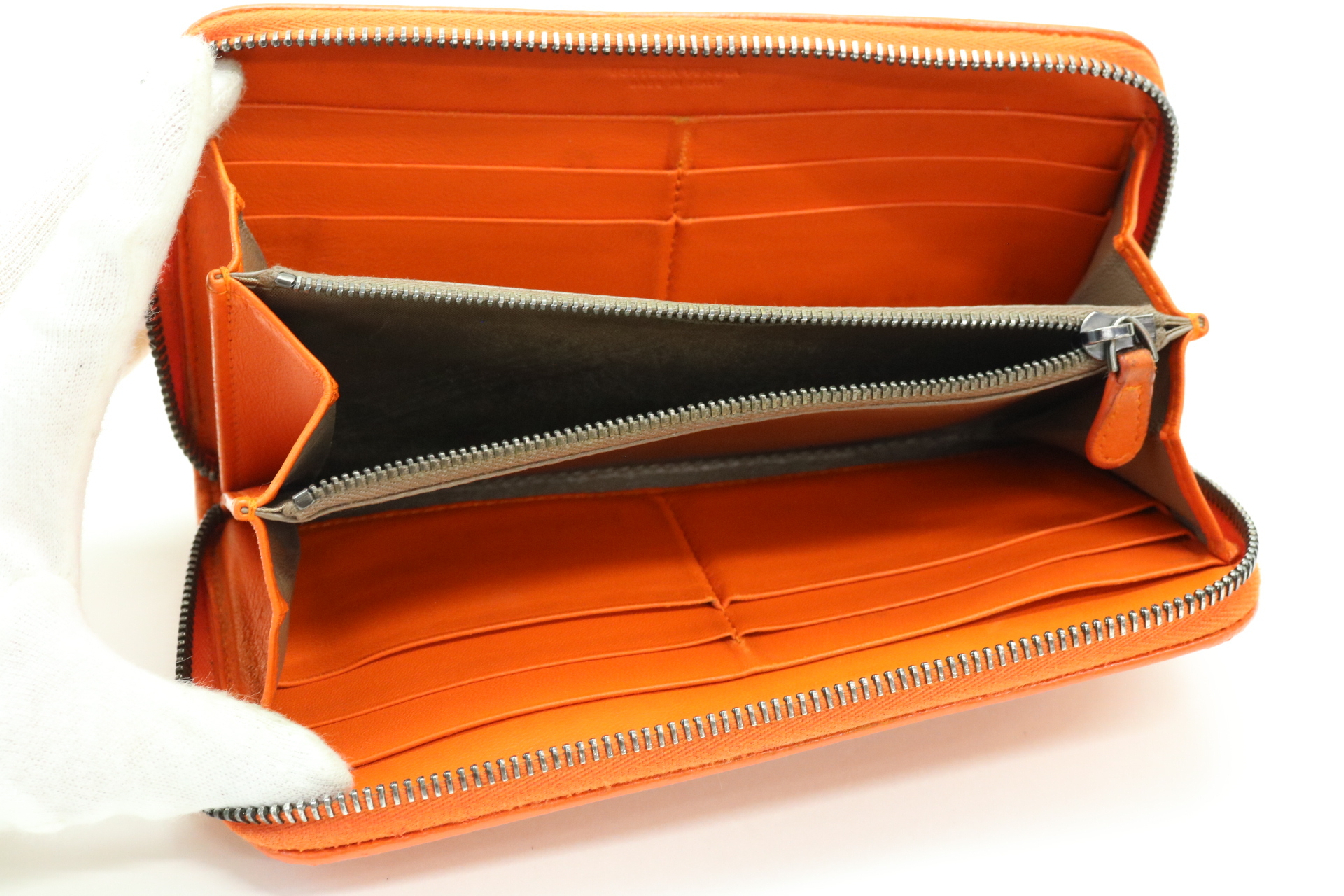 Intrecciato Round Zip Wallet — view 7