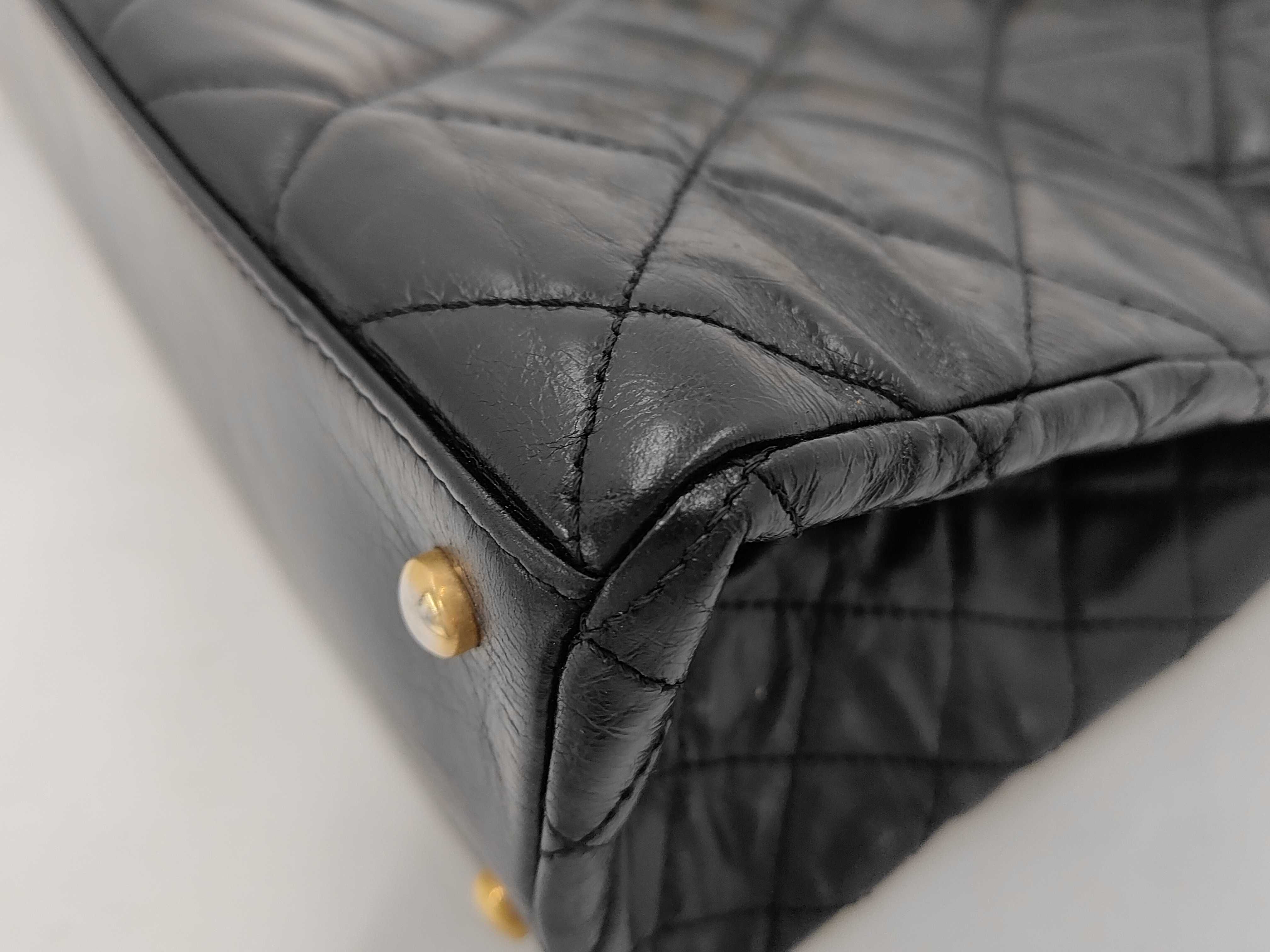 Matelassé Coco Mark Chain Shoulder Bag — view 4