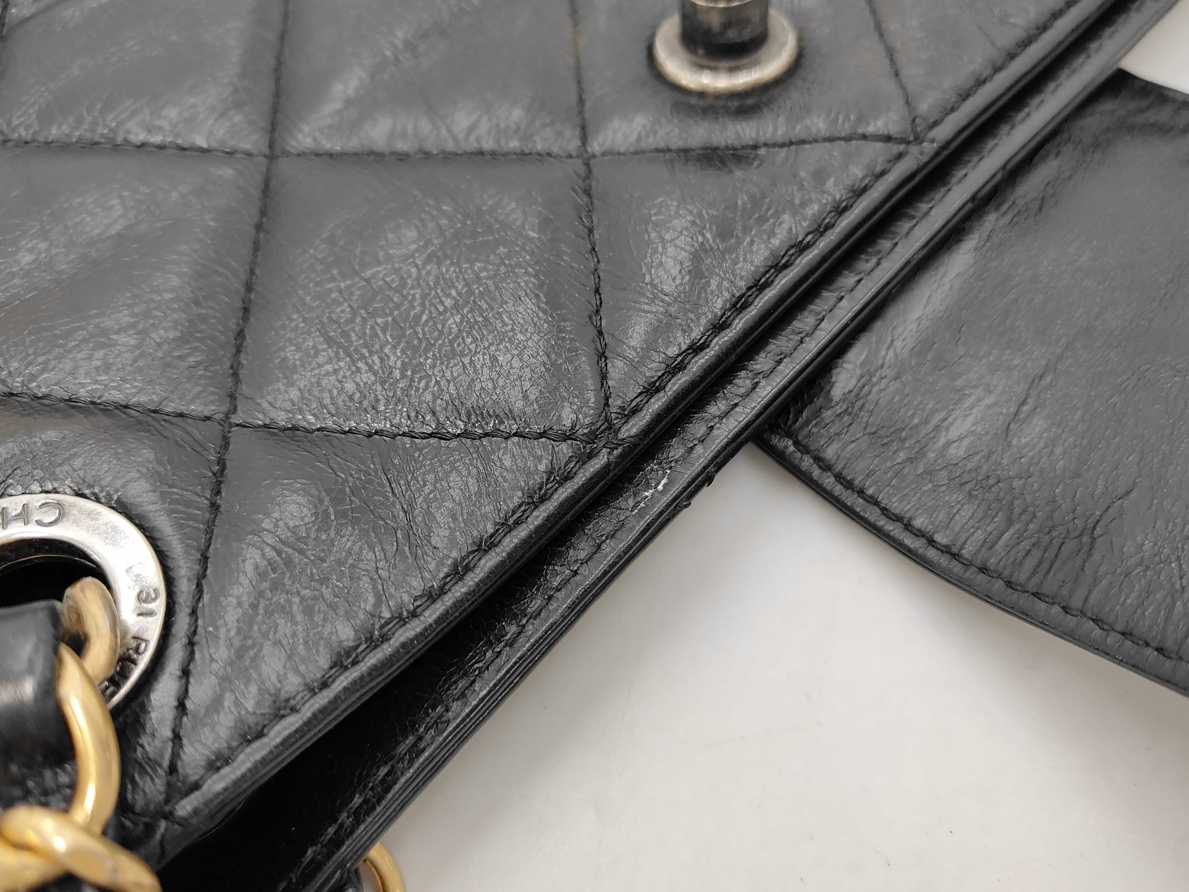 Matelassé Coco Mark Chain Shoulder Bag — view 9