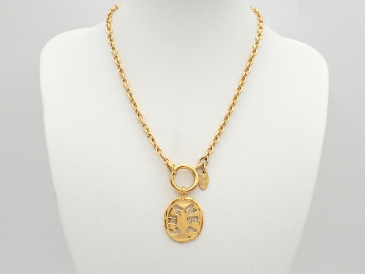 Gold necklace, chain approximately 44cm — view 3