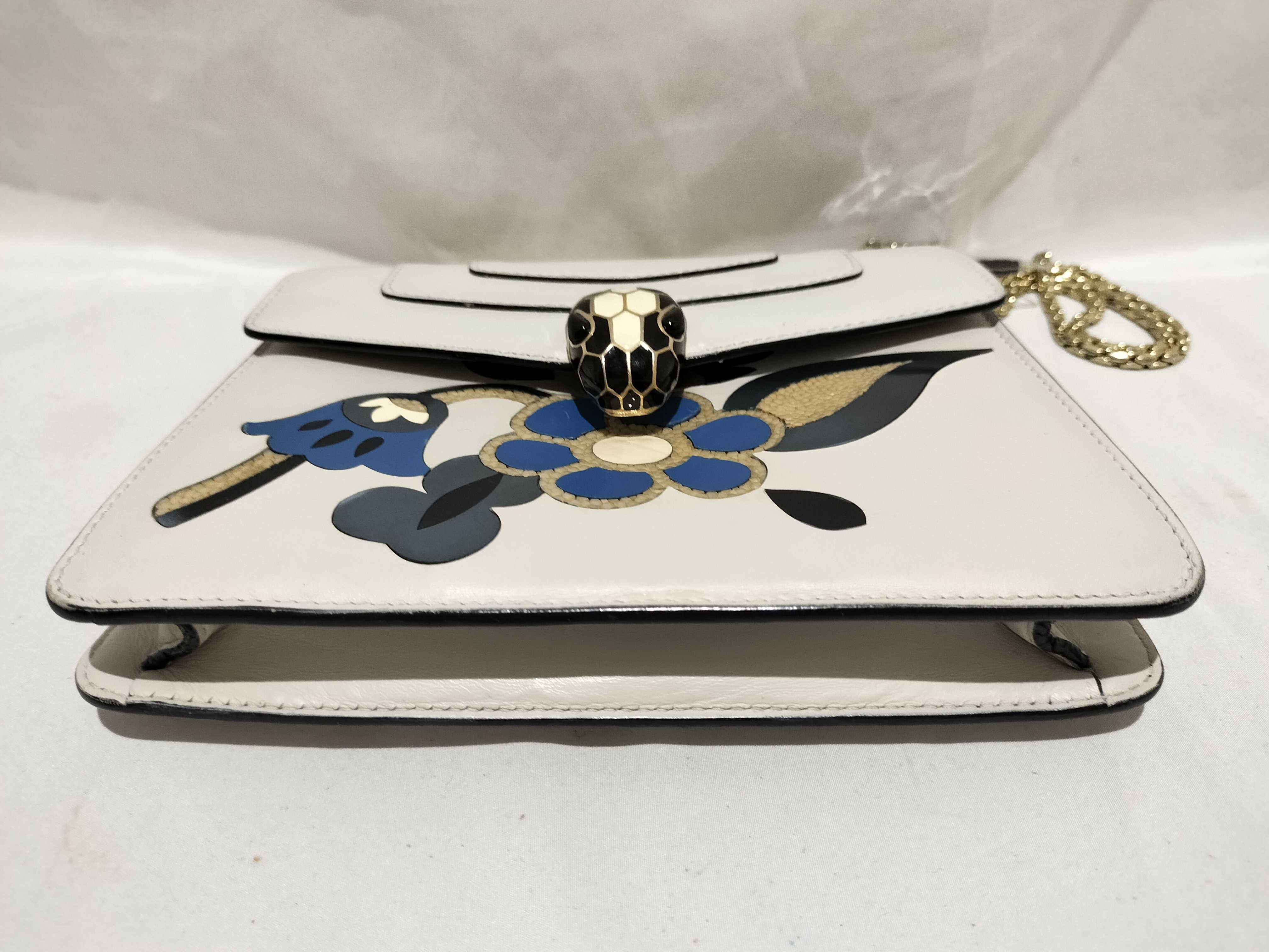 Serpenti Forever Flora Chain Shoulder Bag — view 9