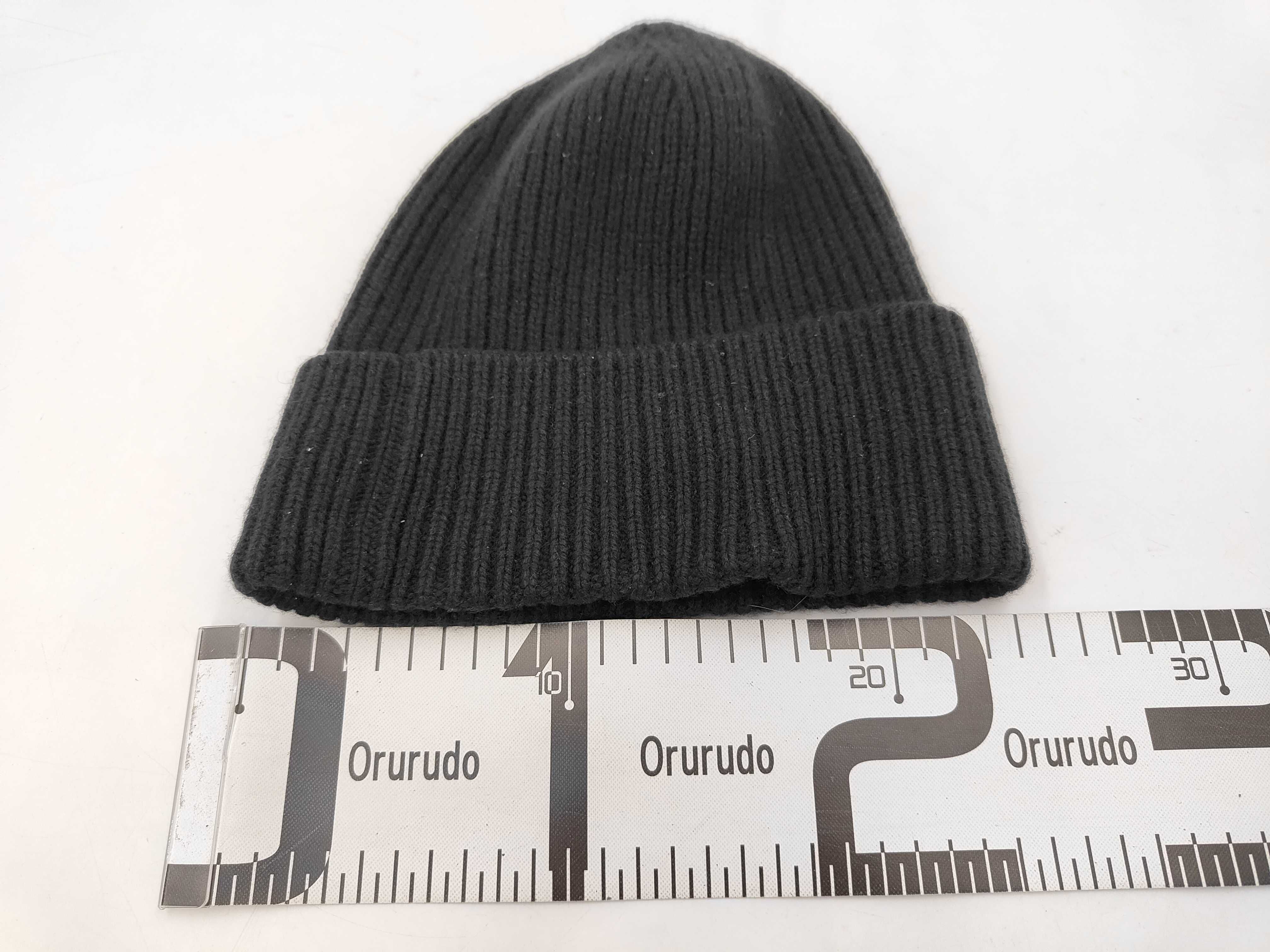 Knit Hat 100% Cashmere LV Logo Black Other Accessories — view 2