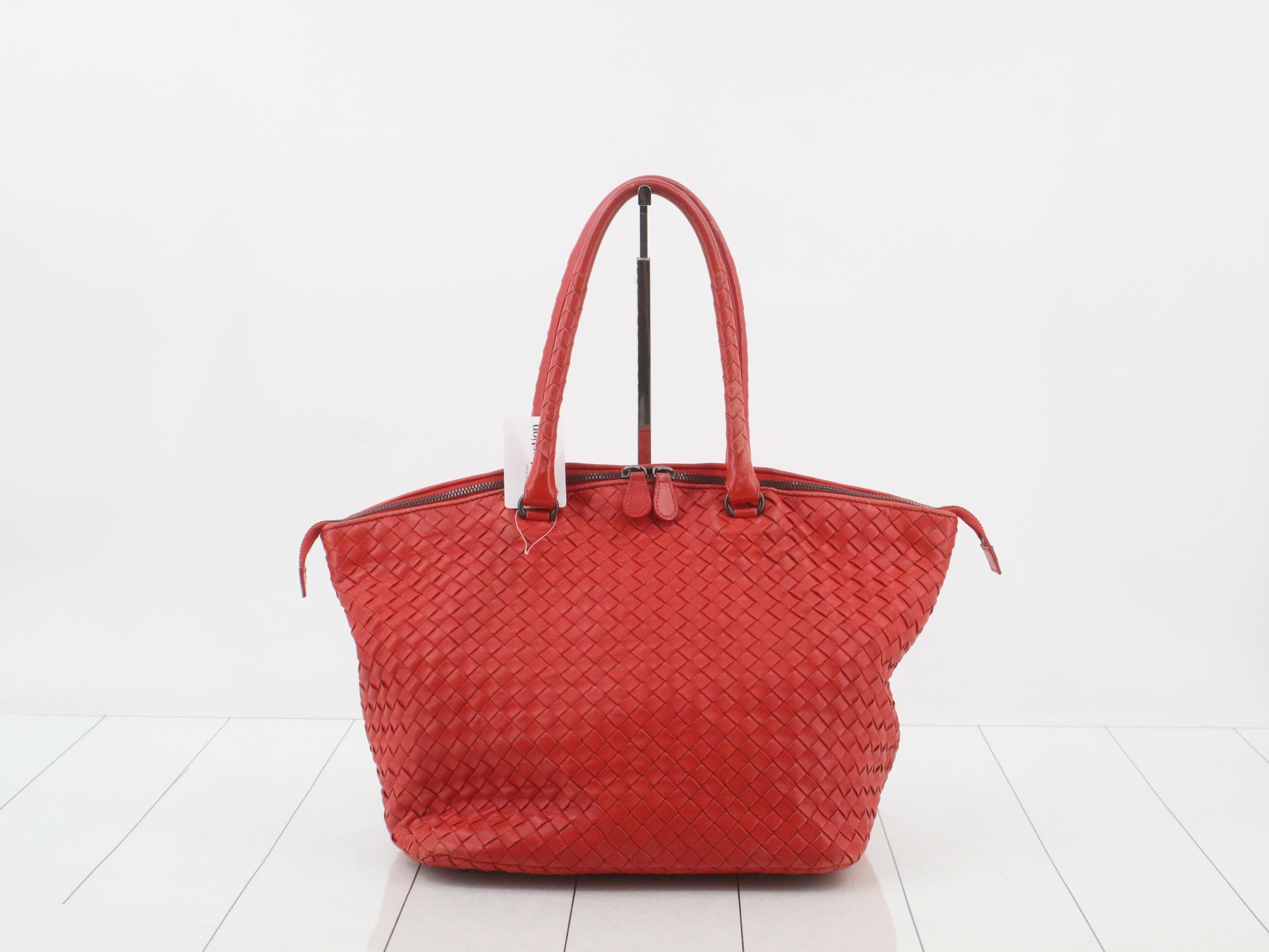 Intrecciato (bag) - Handbag - Red