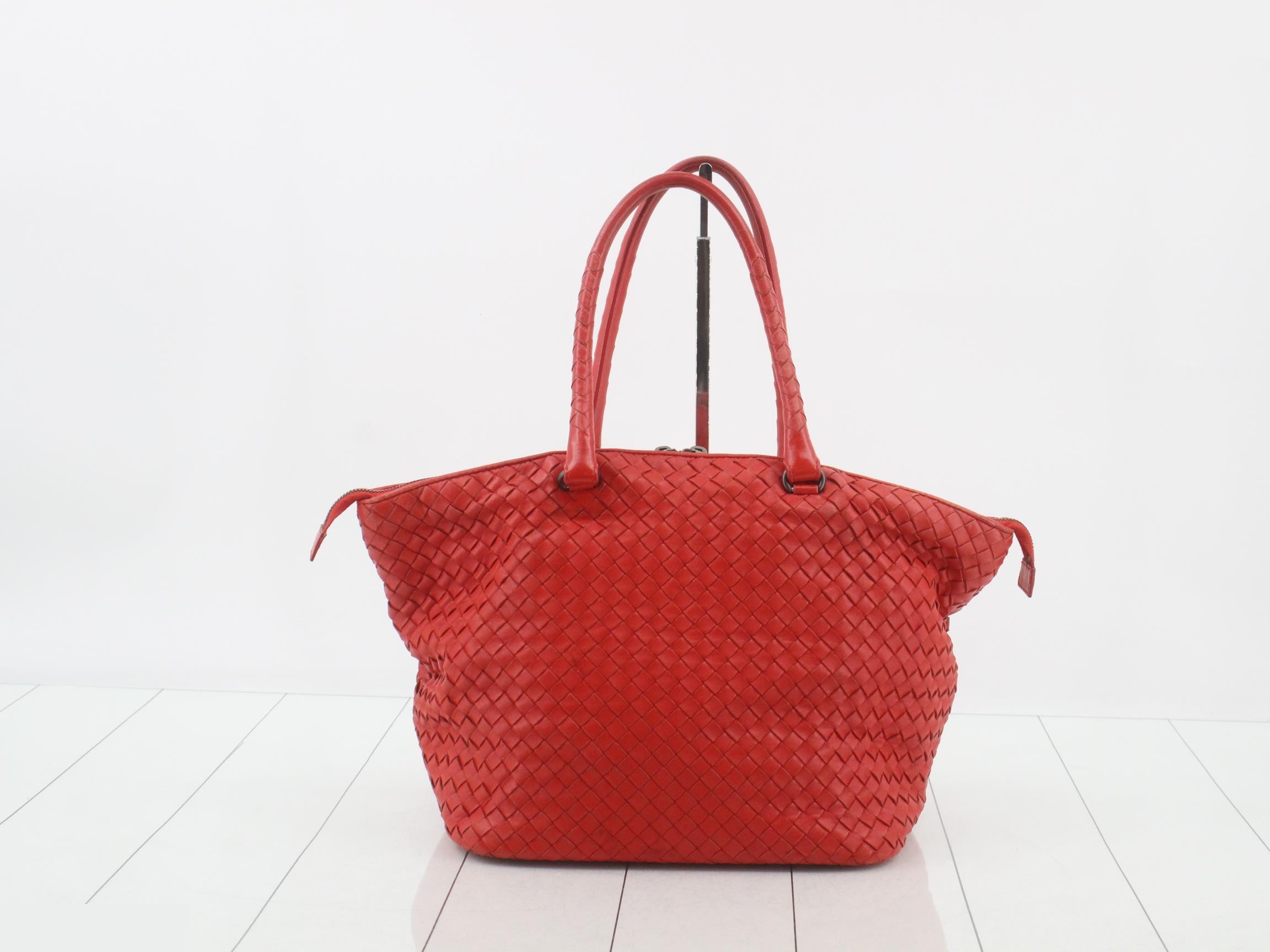 Intrecciato (bag) - Handbag - Red — view 2