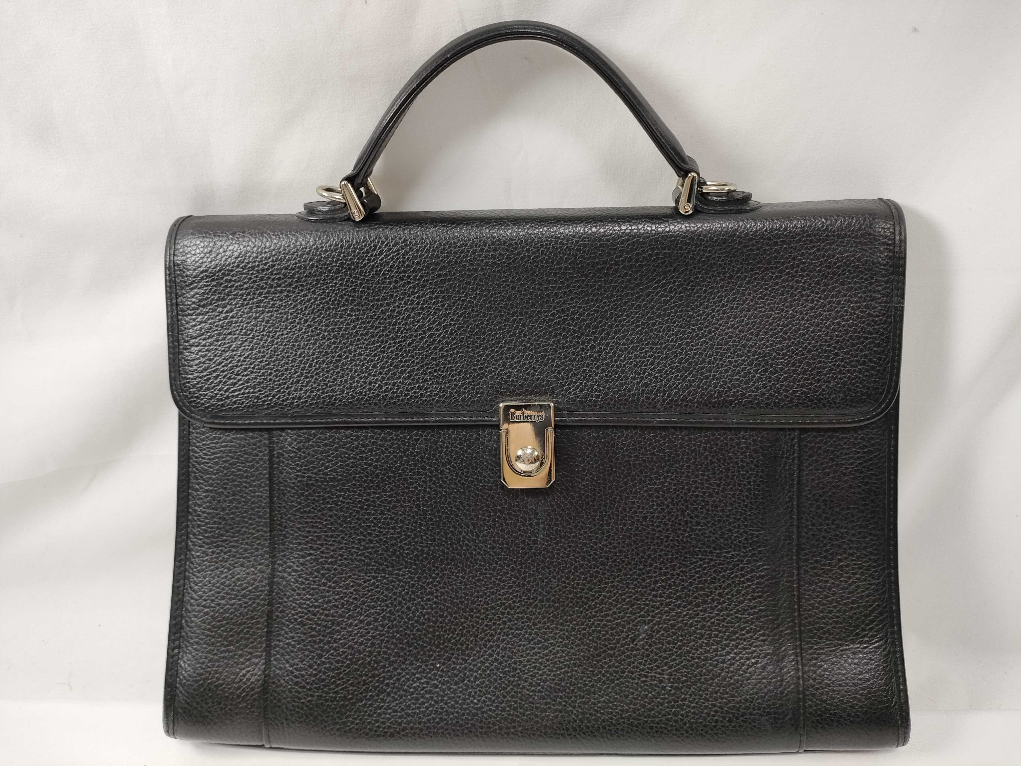 Briefcase Leather Nova Check Handbag