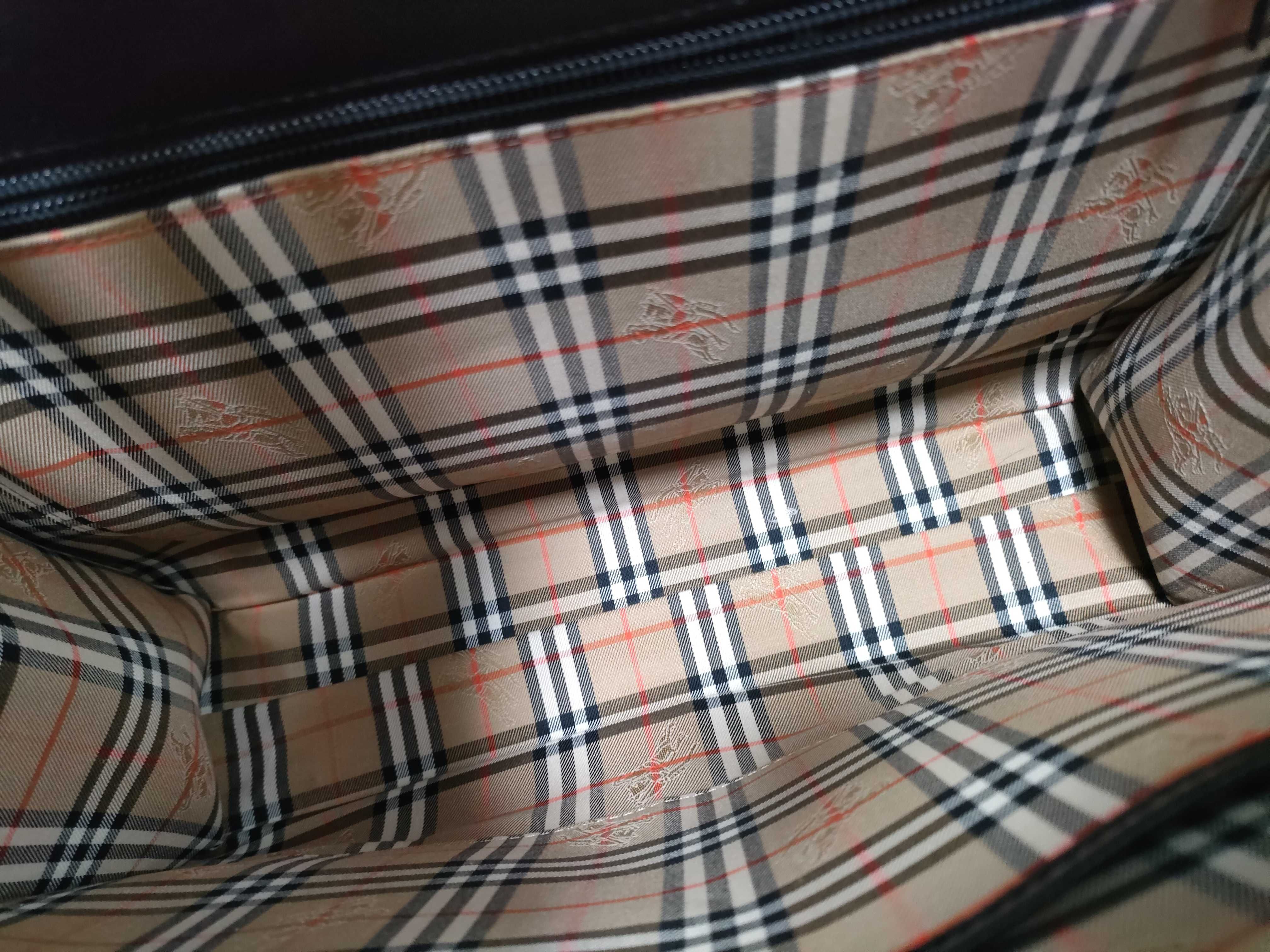 Briefcase Leather Nova Check Handbag — view 9