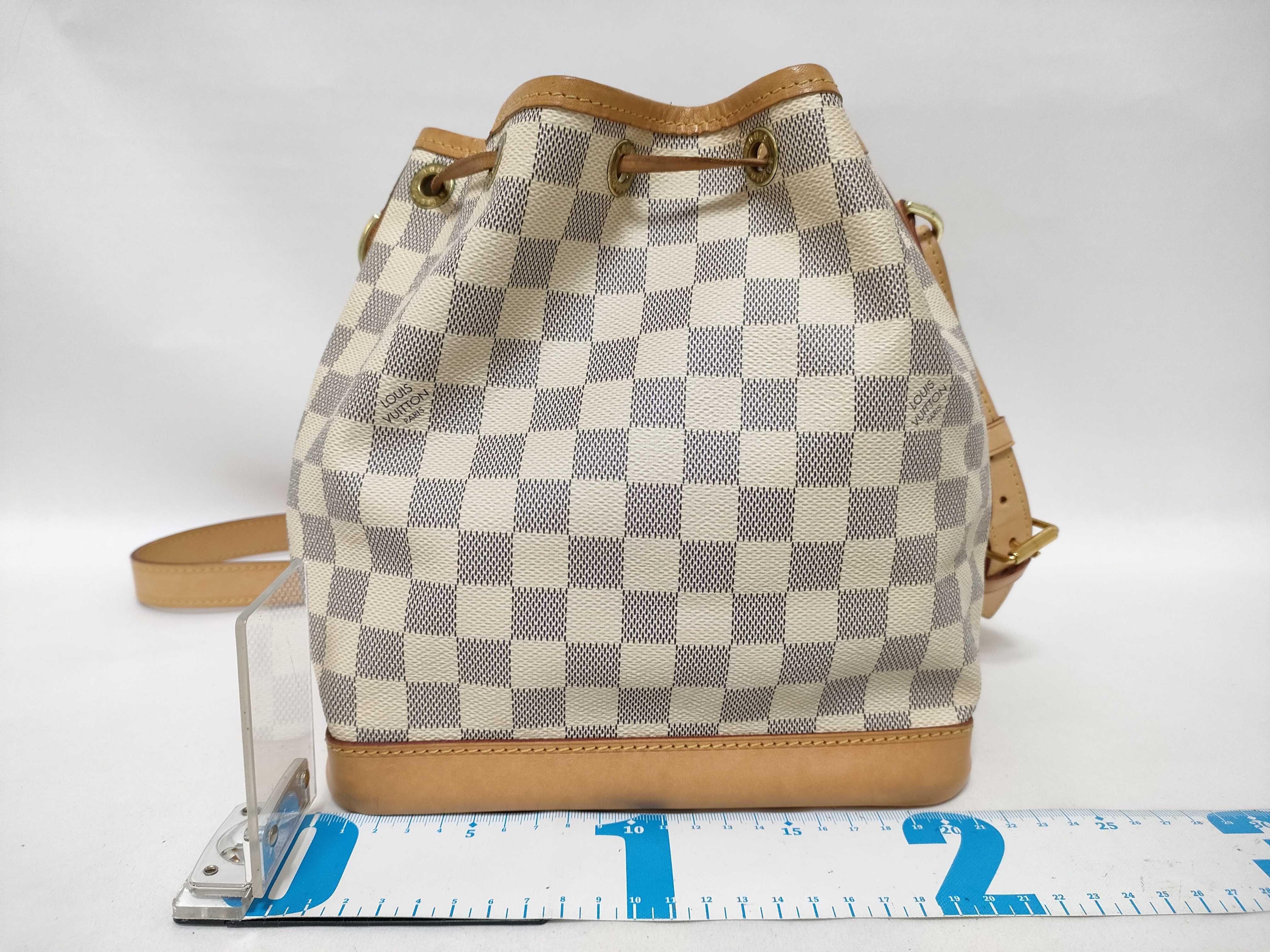 Damier Azur Louis Vuitton Damier Bucket Shoulder Bag — view 2