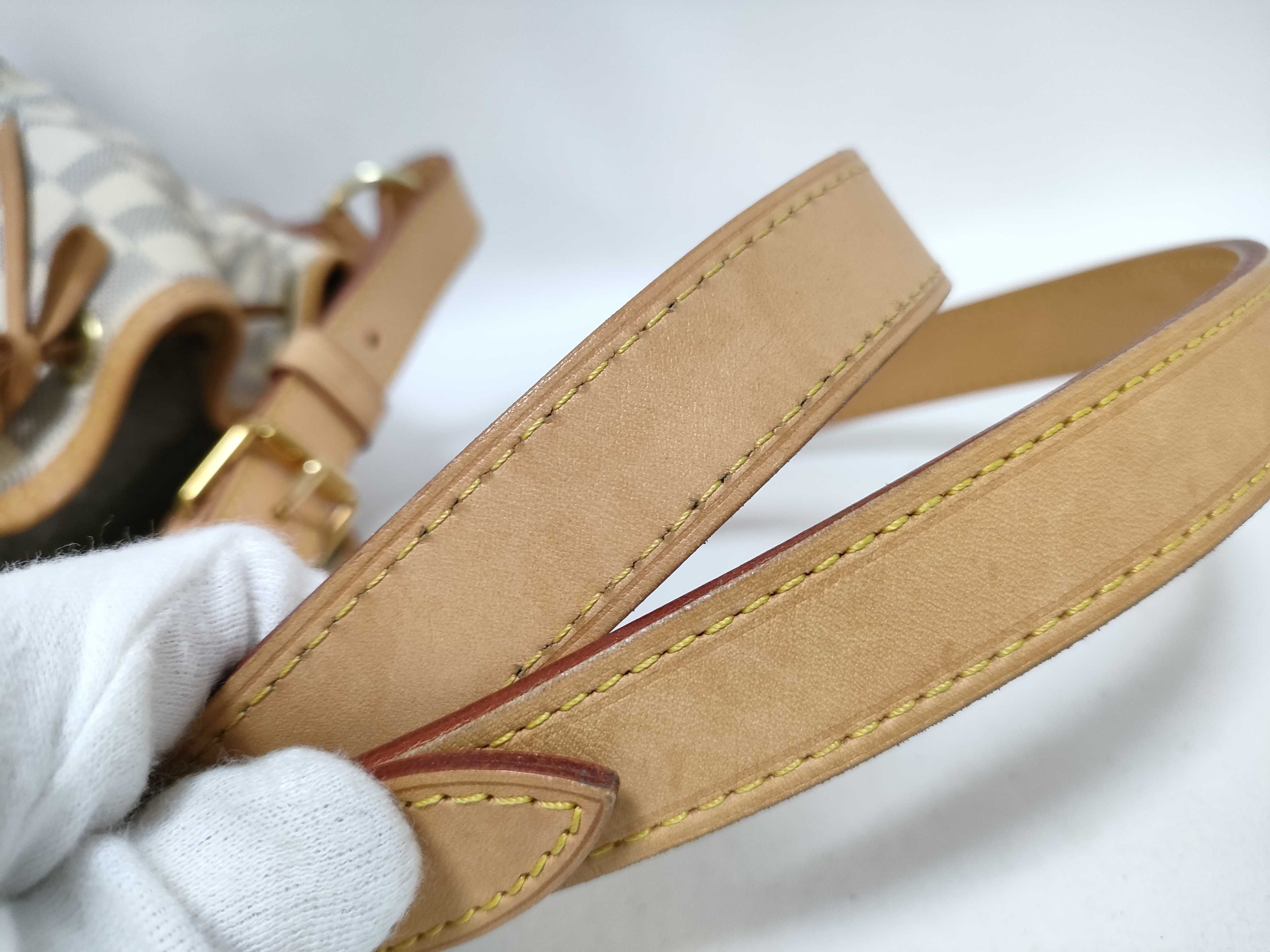 Damier Azur Louis Vuitton Damier Bucket Shoulder Bag — view 4