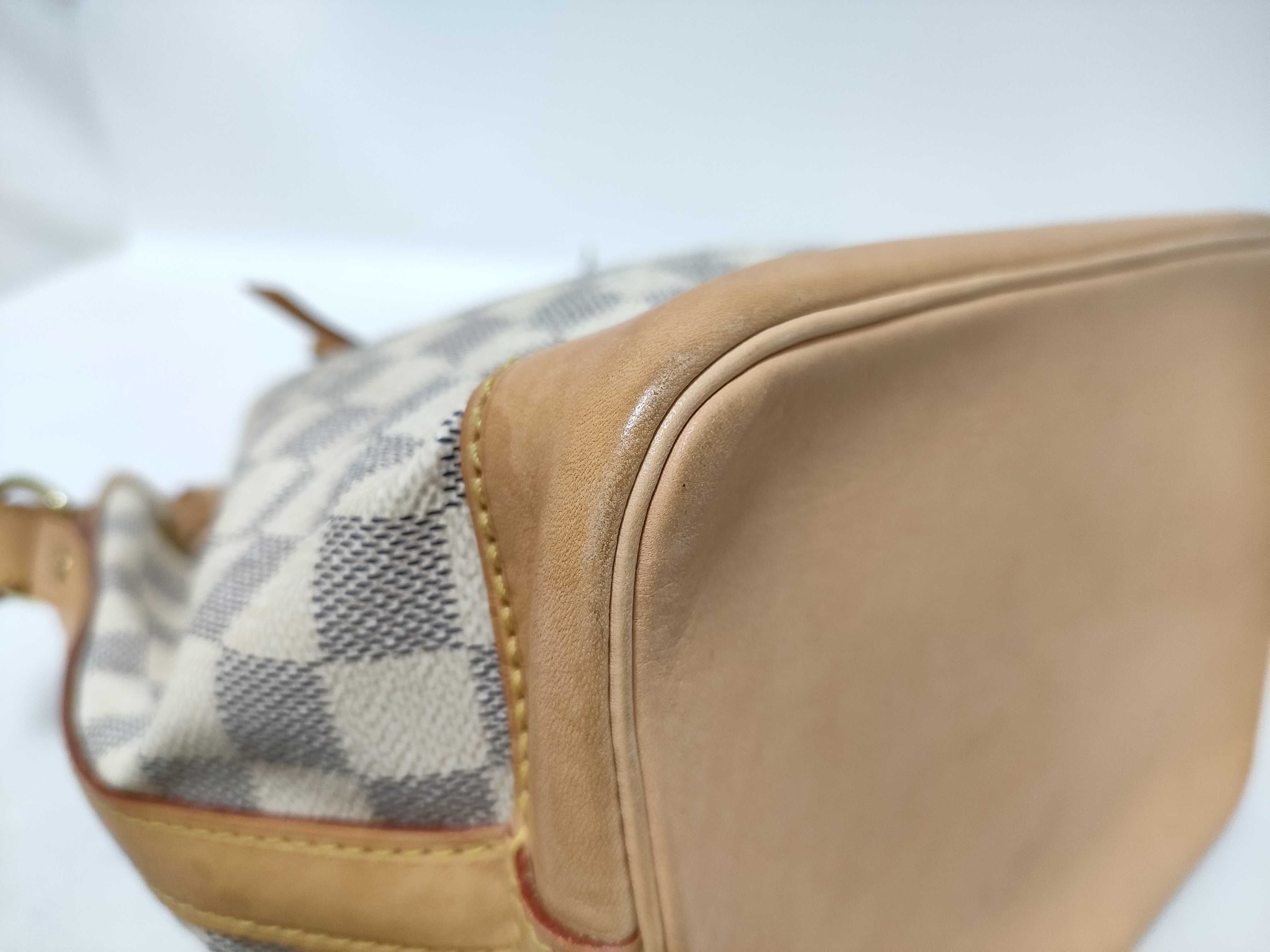 Damier Azur Louis Vuitton Damier Bucket Shoulder Bag — view 6