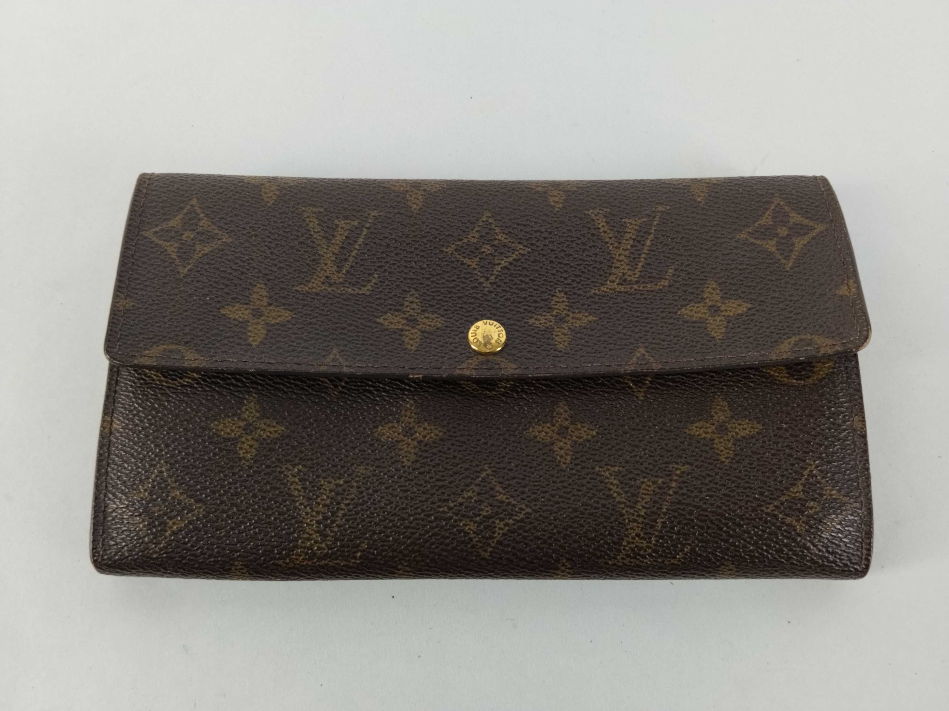 Monogram Louis Vuitton Monogram Long Wallet