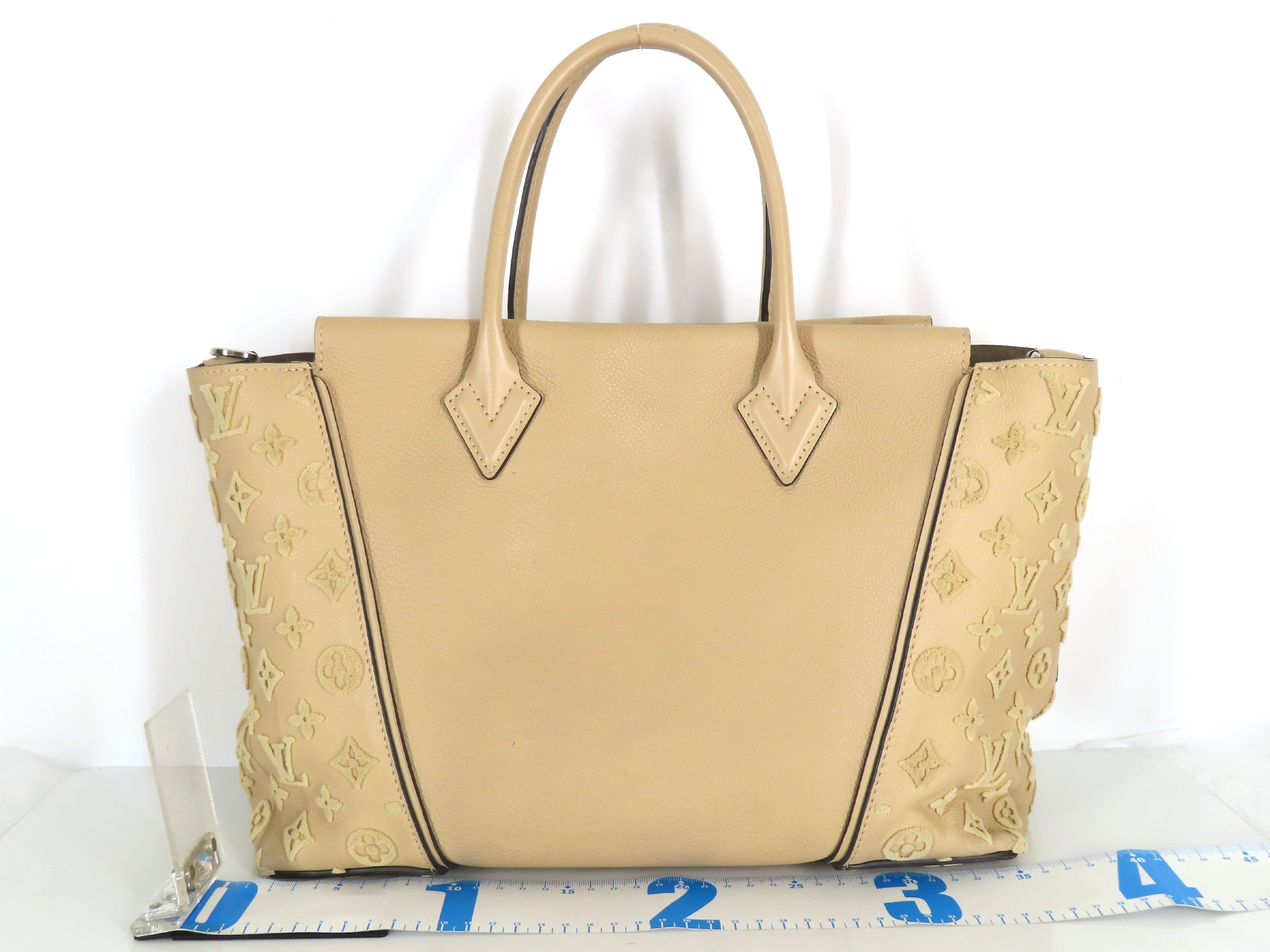 Monogram Velour Tote WPM M94483 Beige Tote Bag — view 2