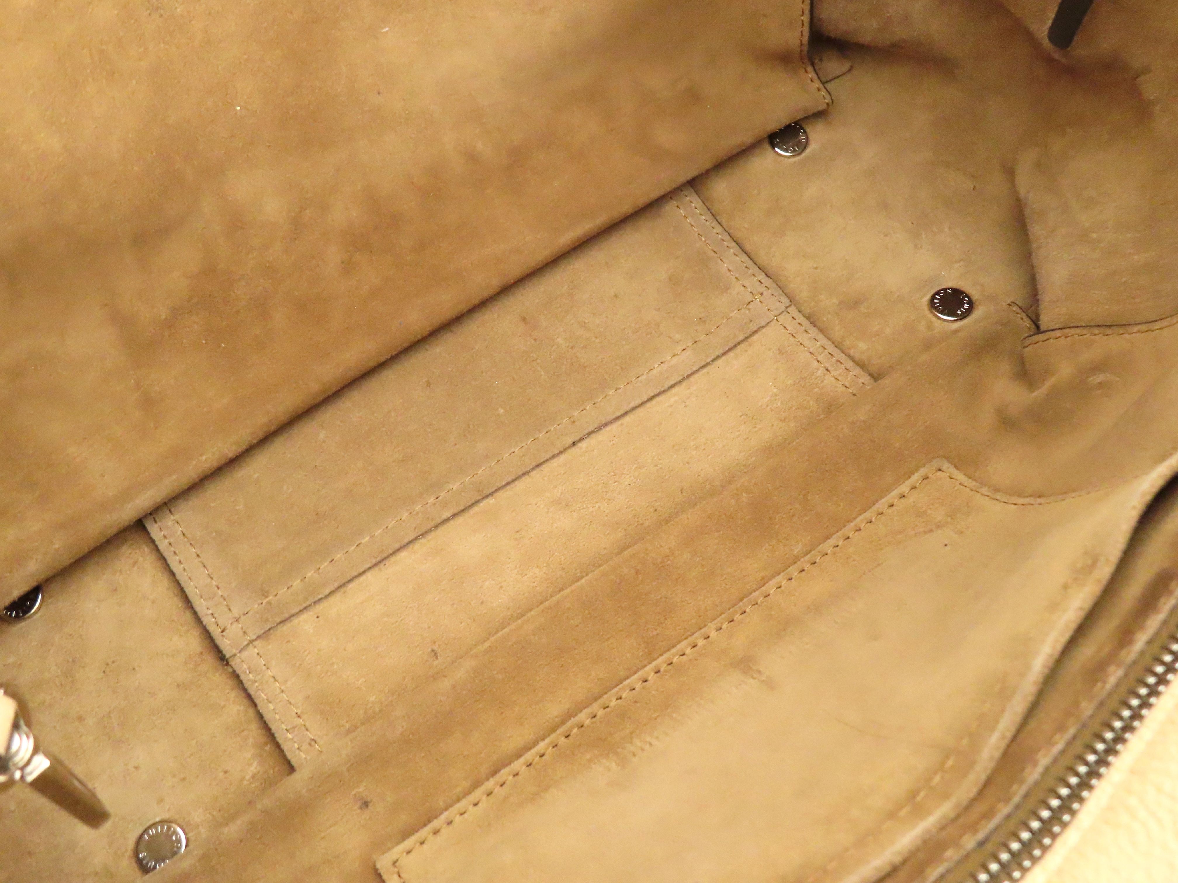 Monogram Velour Tote WPM M94483 Beige Tote Bag — view 9