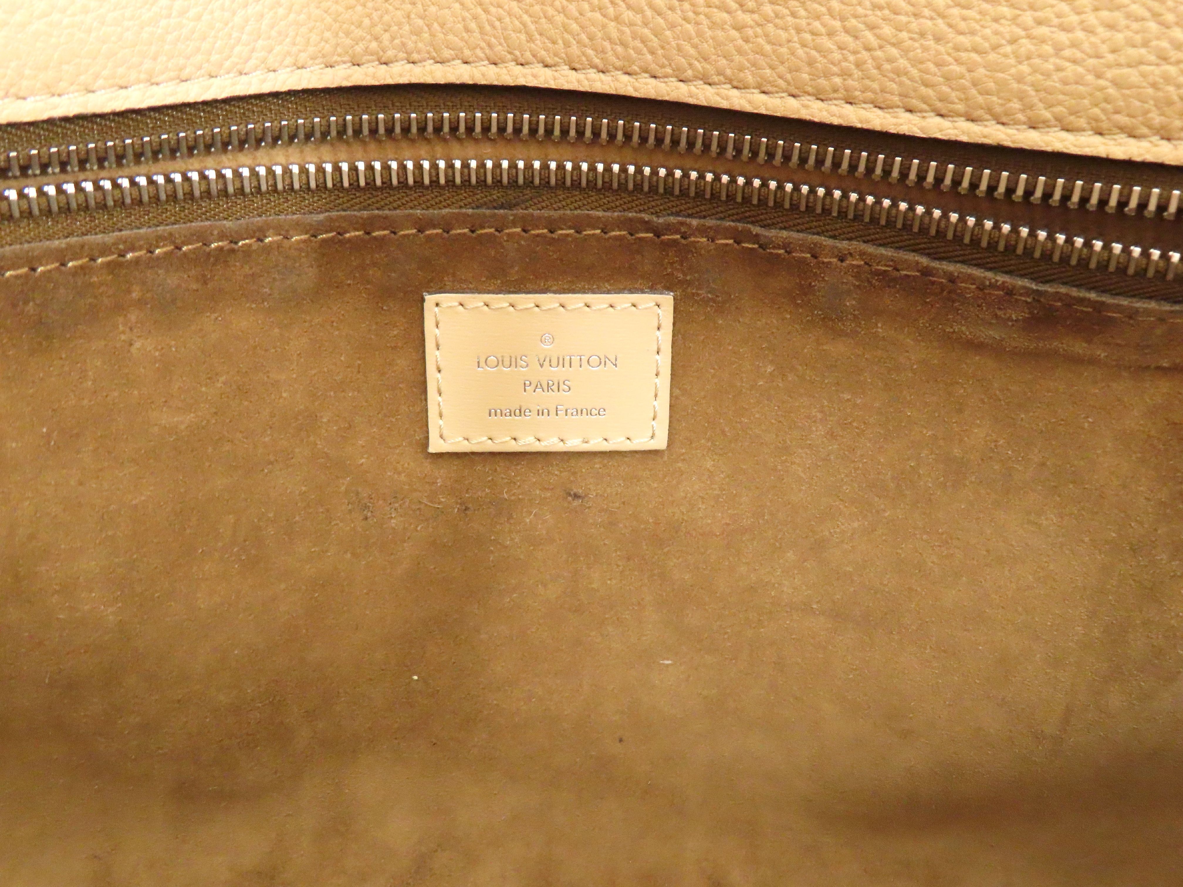 Monogram Velour Tote WPM M94483 Beige Tote Bag — view 10