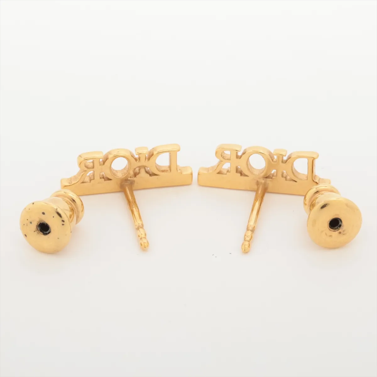 Dio(r)evolution Earrings (for both ears) GP x Rhinestone Gold — view 4