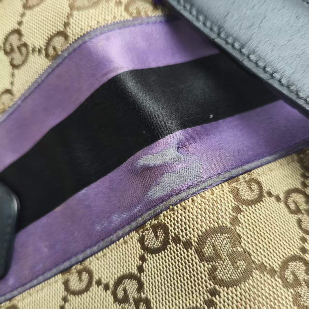 【*Shipped from: China*】GUCCI Horsebit Canvas Shoulder Bag 129500 — view 11