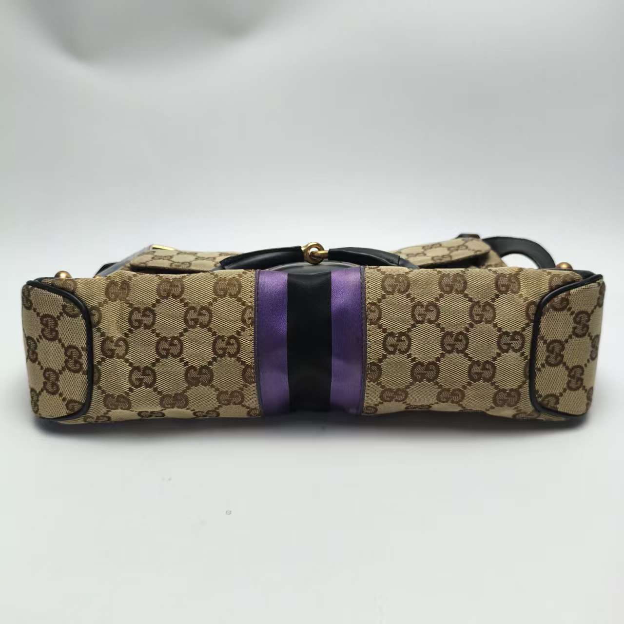 【*Shipped from: China*】GUCCI Horsebit Canvas Shoulder Bag 129500 — view 5