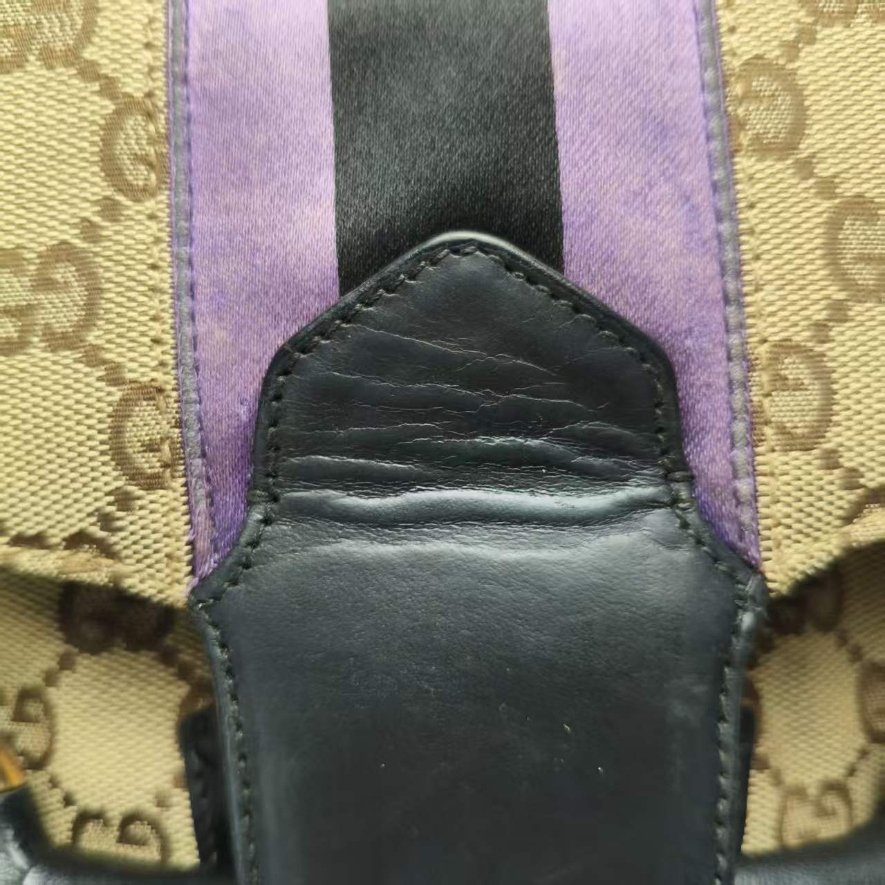 【*Shipped from: China*】GUCCI Horsebit Canvas Shoulder Bag 129500 — view 10