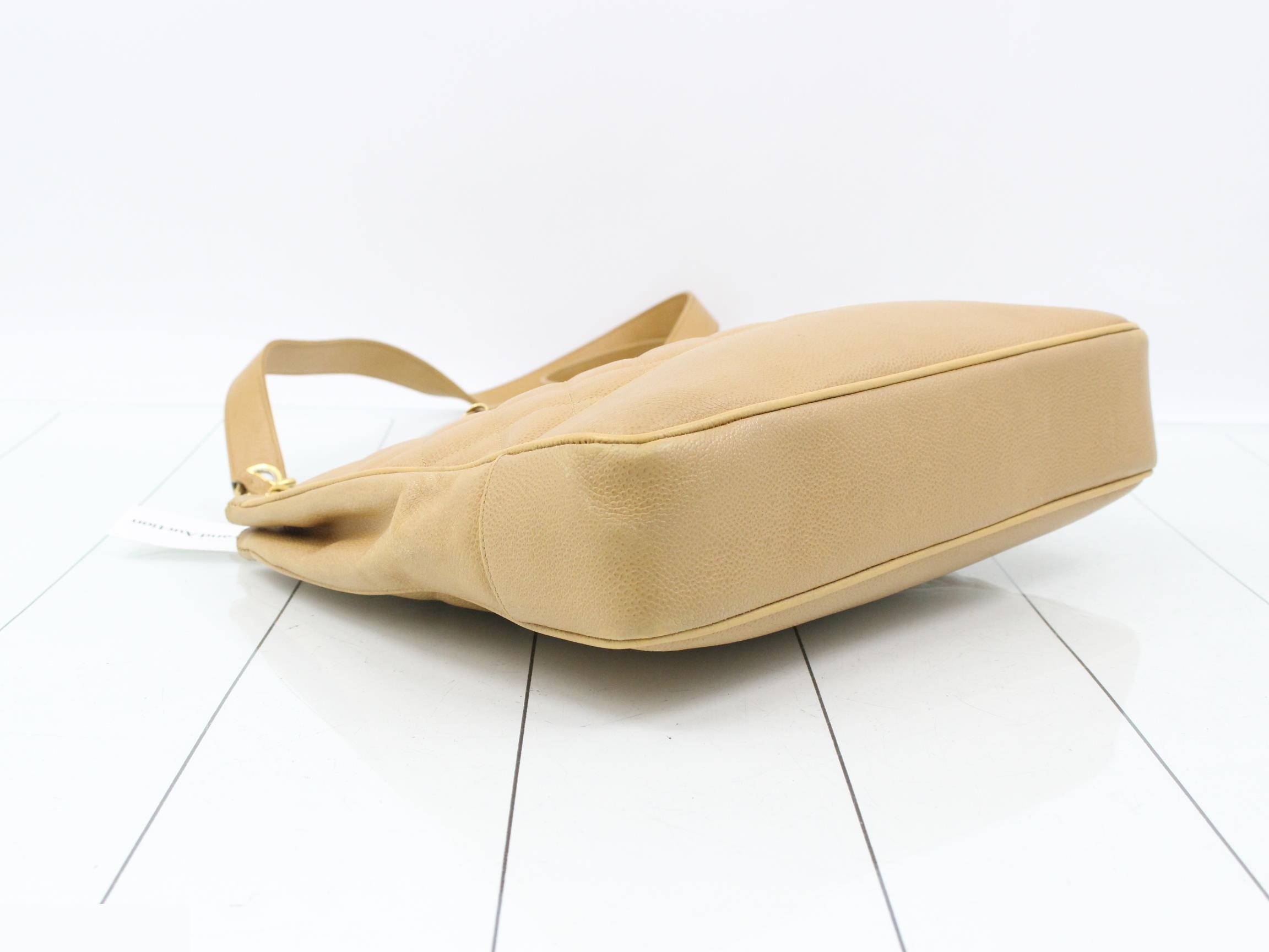 Vintage Chain Tote Bag BEIGE — view 5