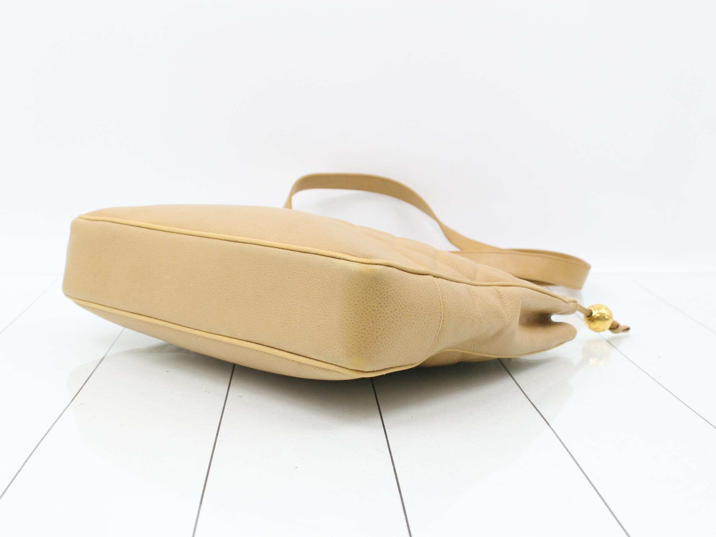 Vintage Chain Tote Bag BEIGE — view 6