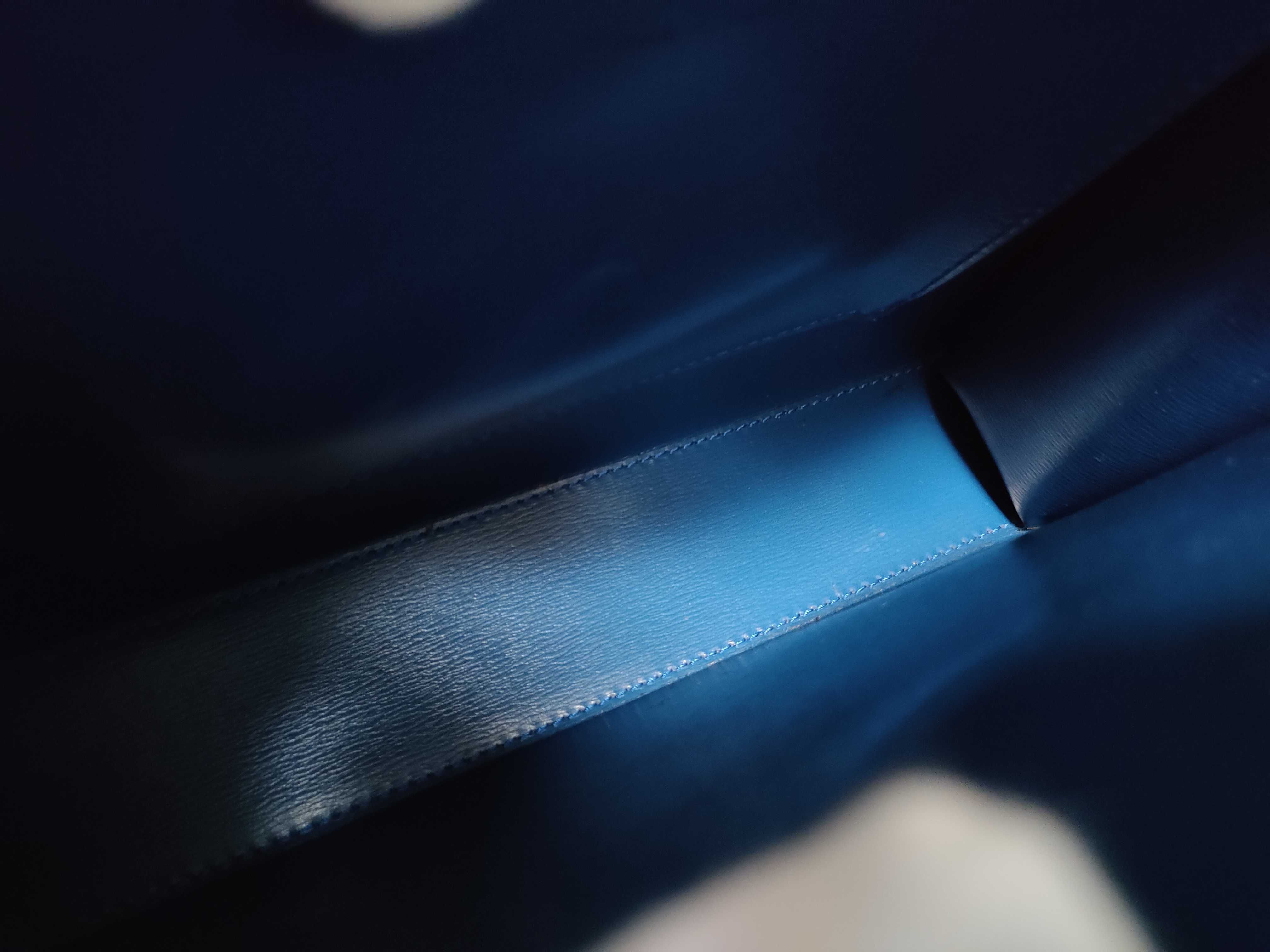 Epi Leather Handbag (Malesherbes Blue) — view 13