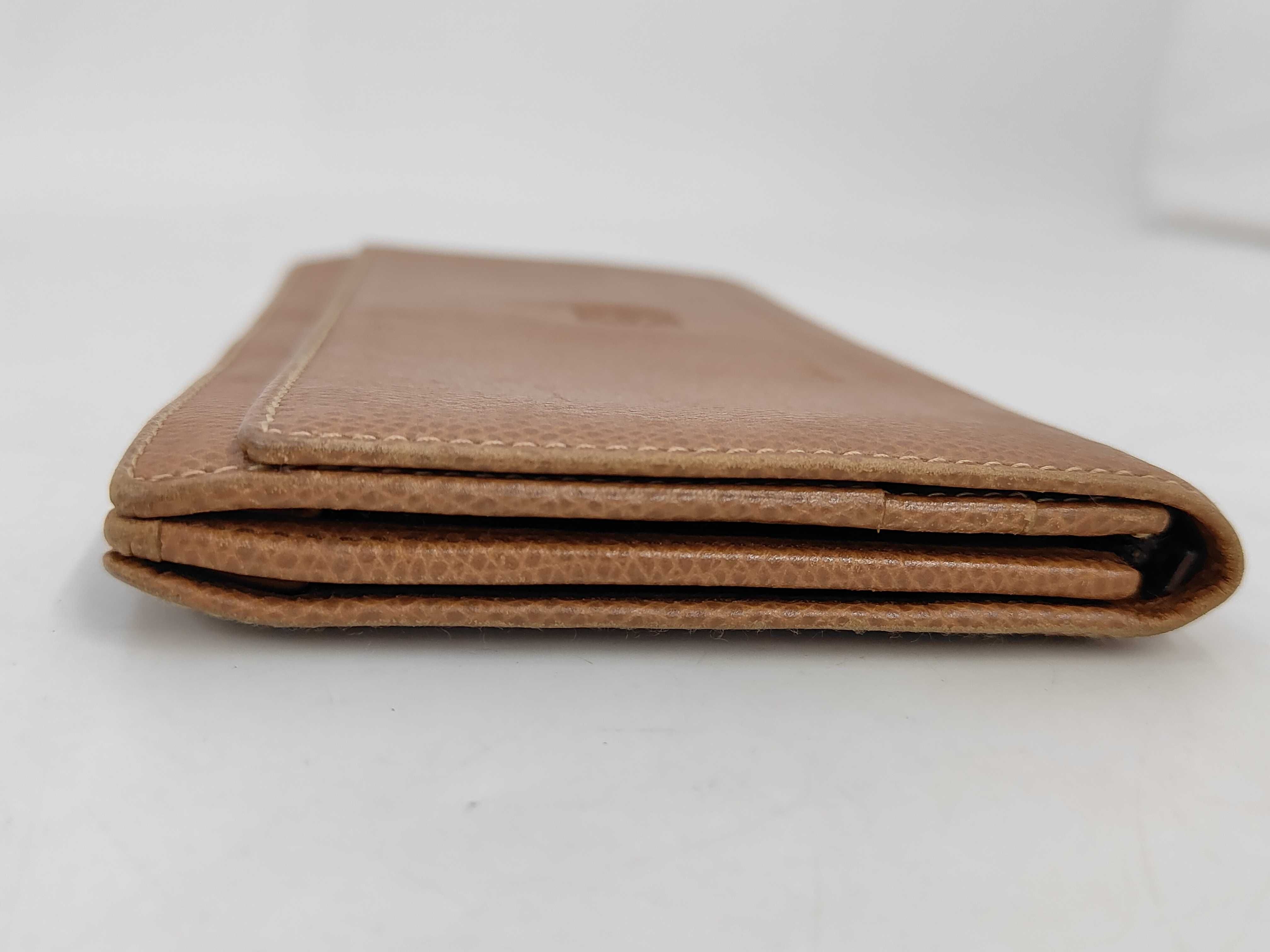 (Loewe) Long Wallet, Flap Closure, Anagram, Leather, Brown — view 7