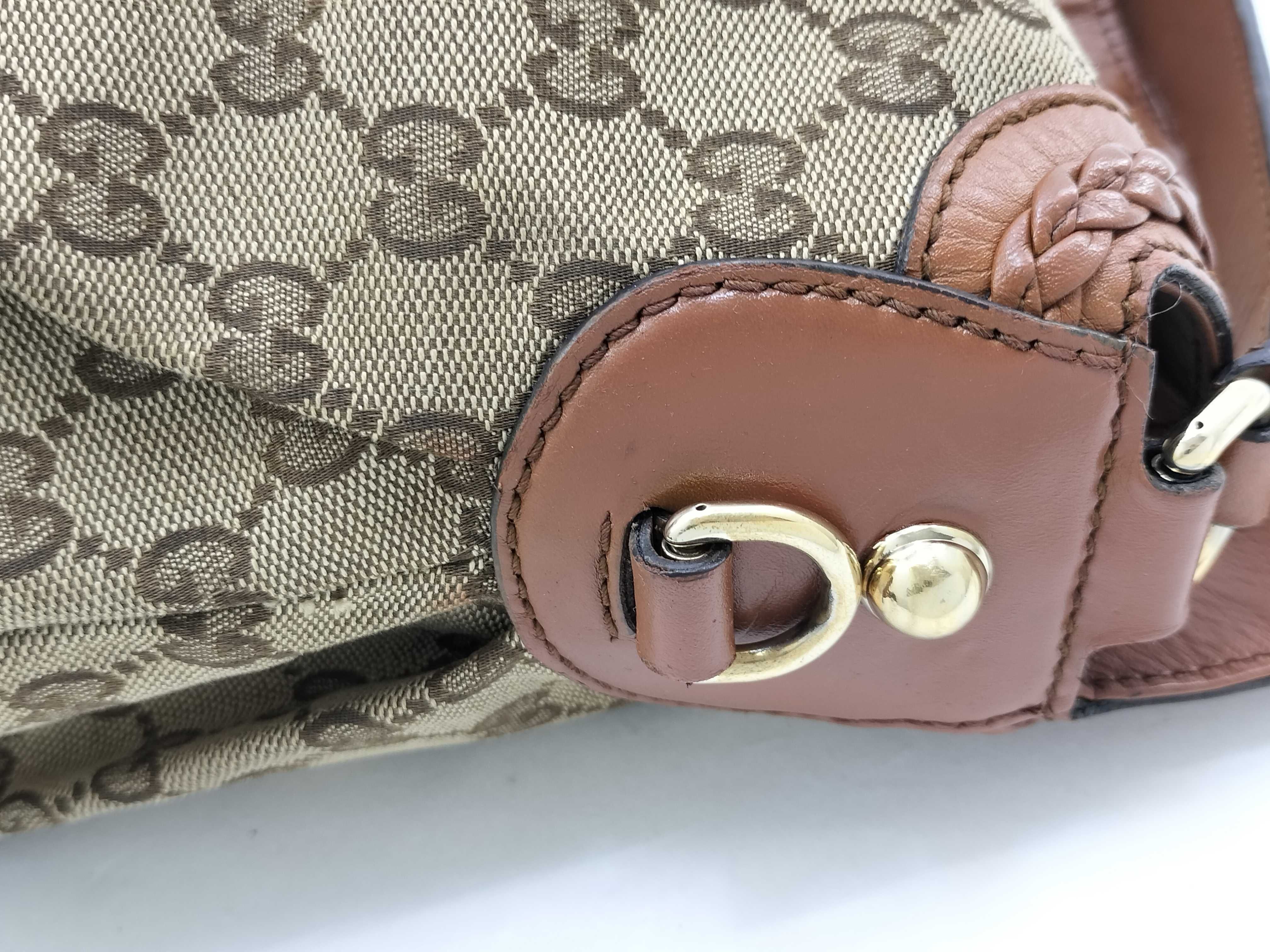 GG Canvas GG Jacquard Interlocking G Logo Shoulder Bag — view 8